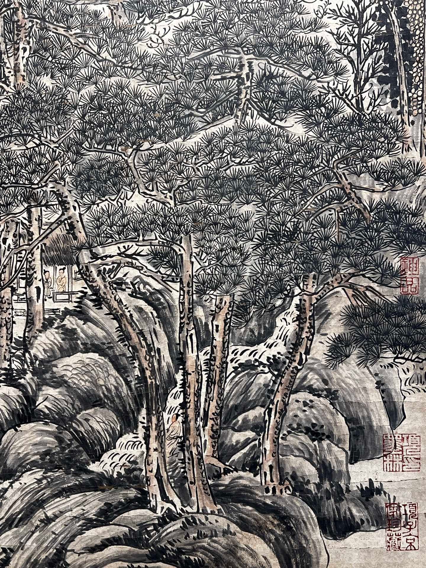 Chinese scroll painting Ni Zan