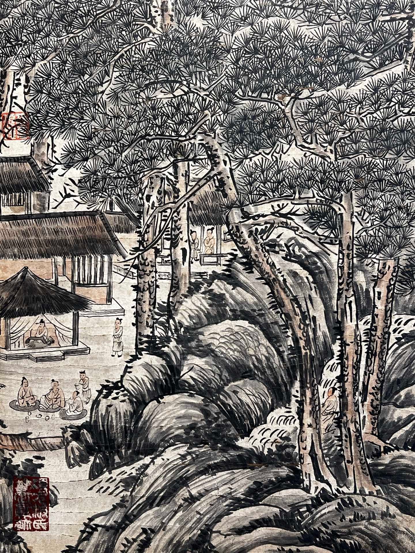 Chinese scroll painting Ni Zan