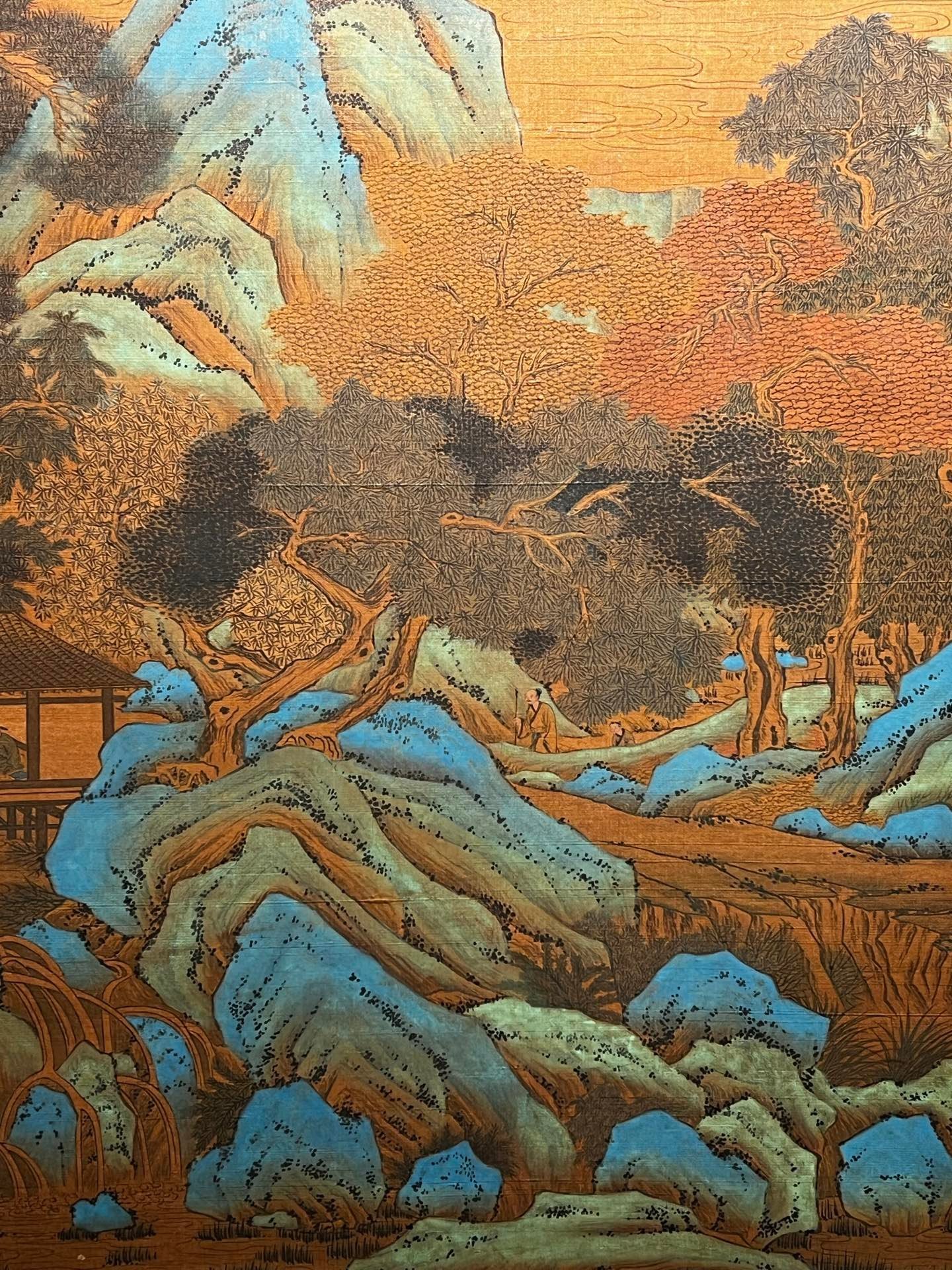 Chinese scroll painting Dowager Cixi