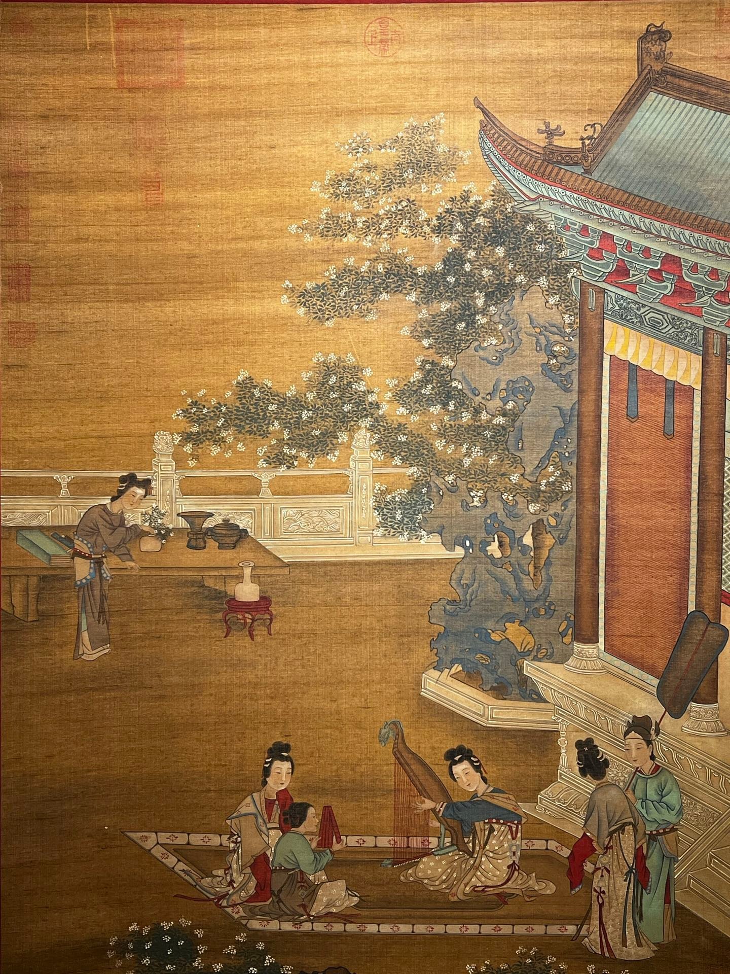 Chinese scroll painting Qiu Zhu