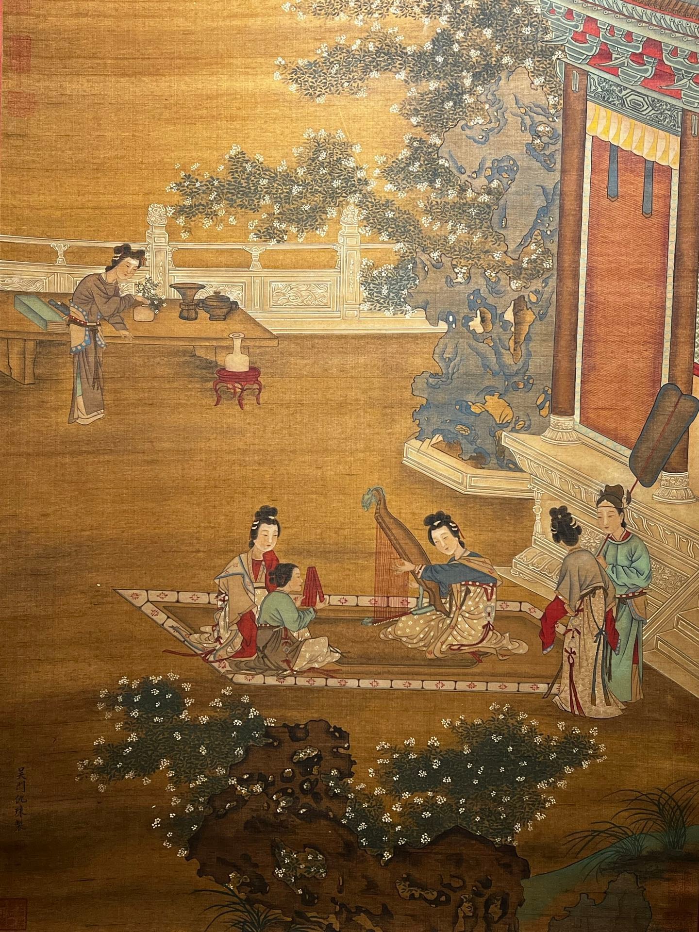 Chinese scroll painting Qiu Zhu