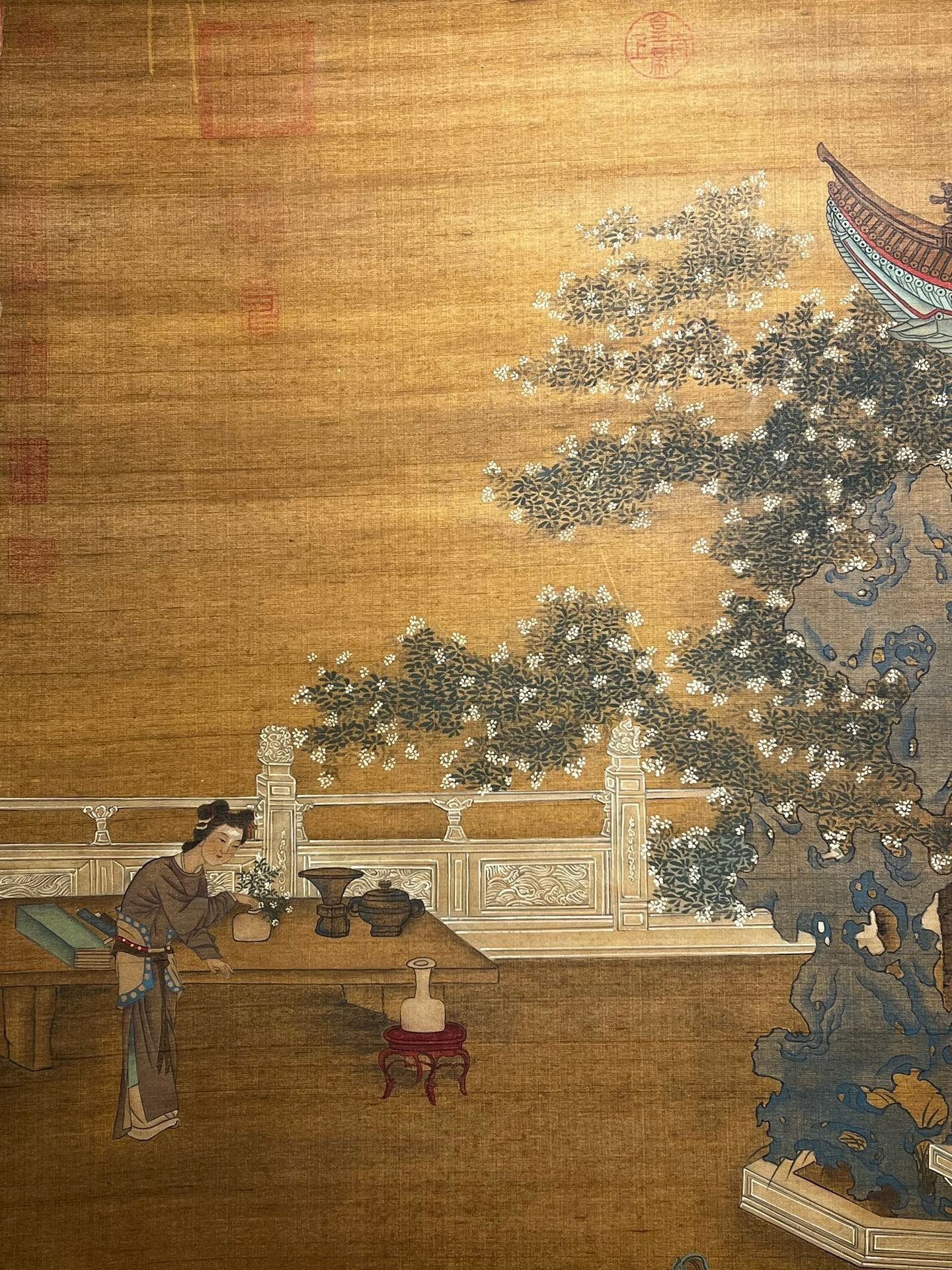 Chinese scroll painting Qiu Zhu
