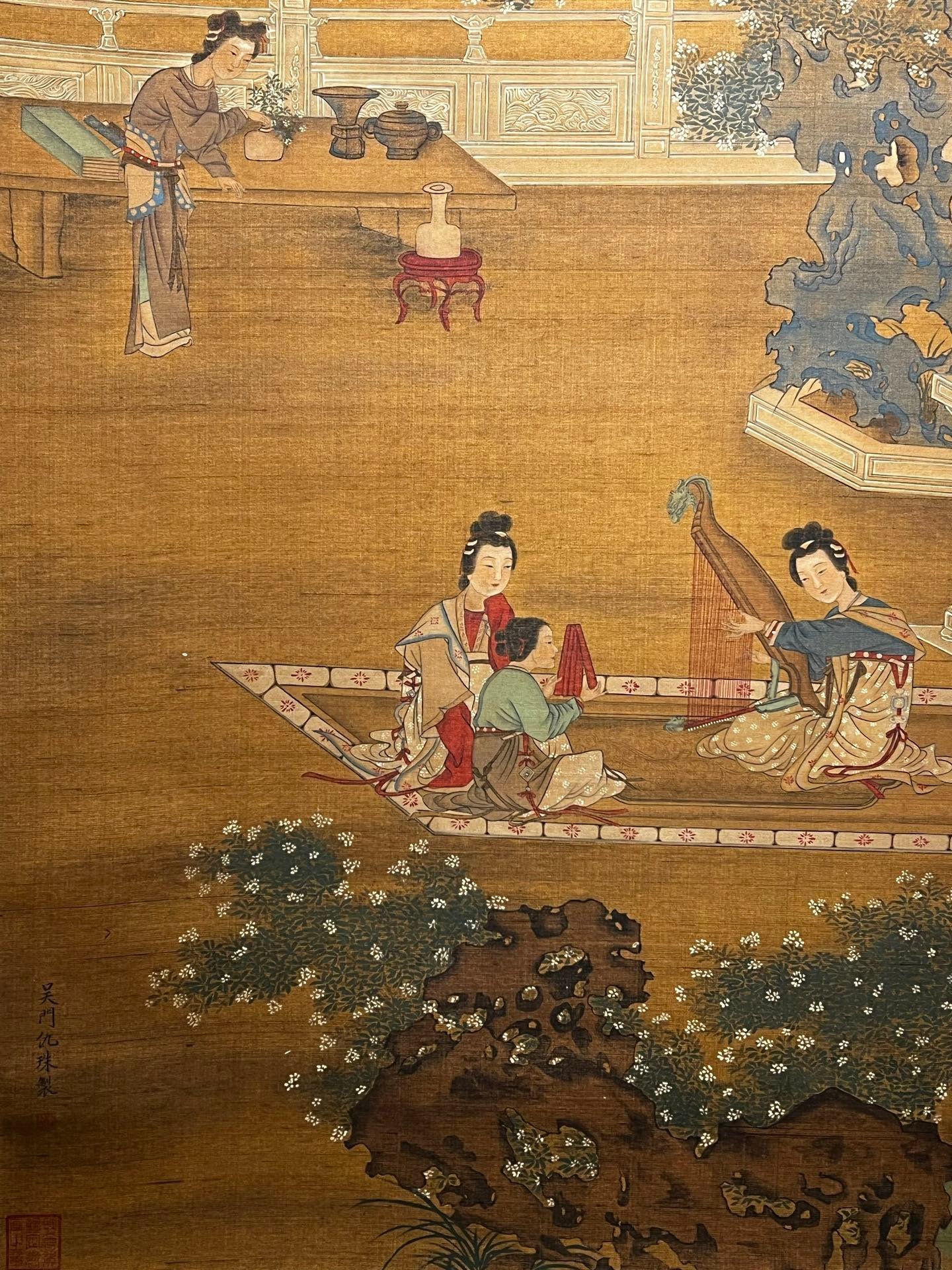 Chinese scroll painting Qiu Zhu