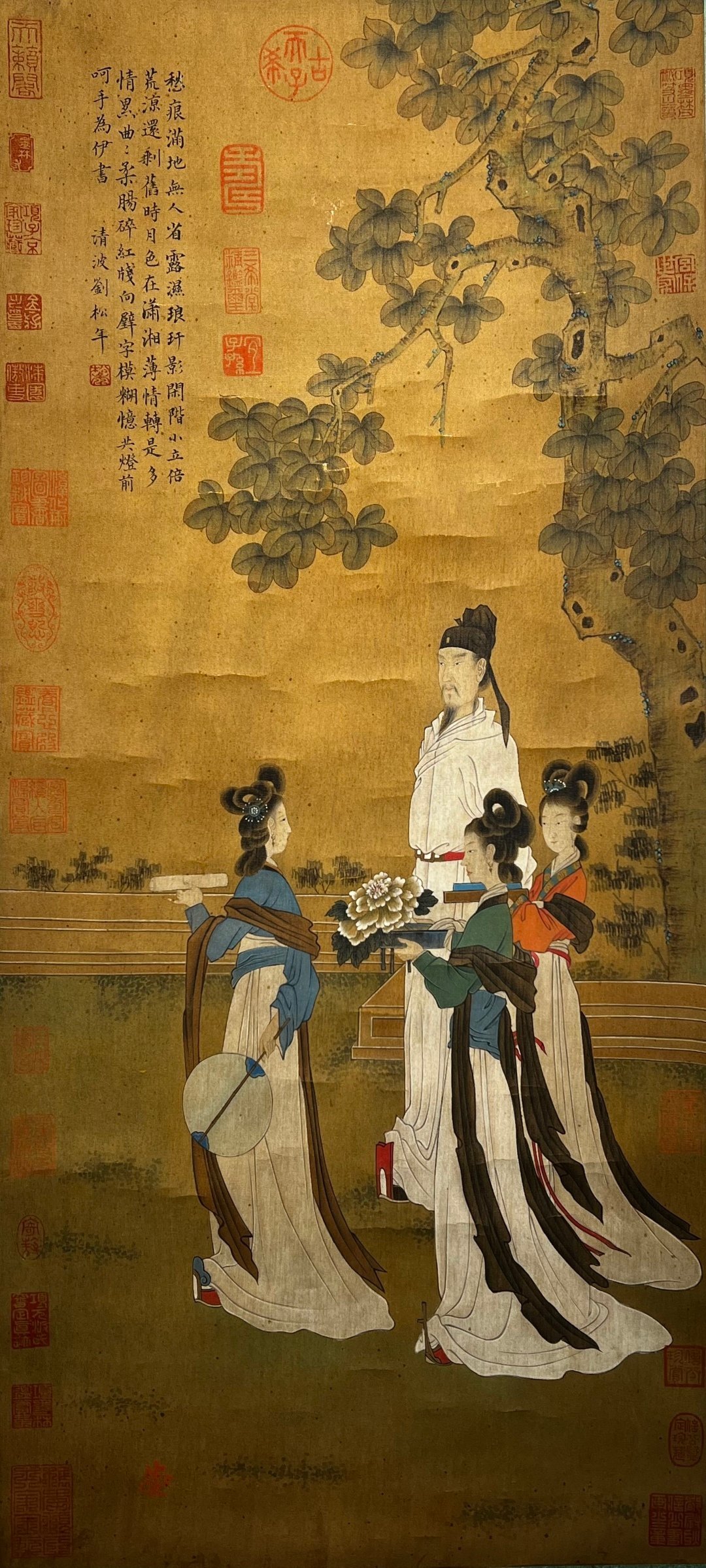 Chinese scroll painting Liu Songnian