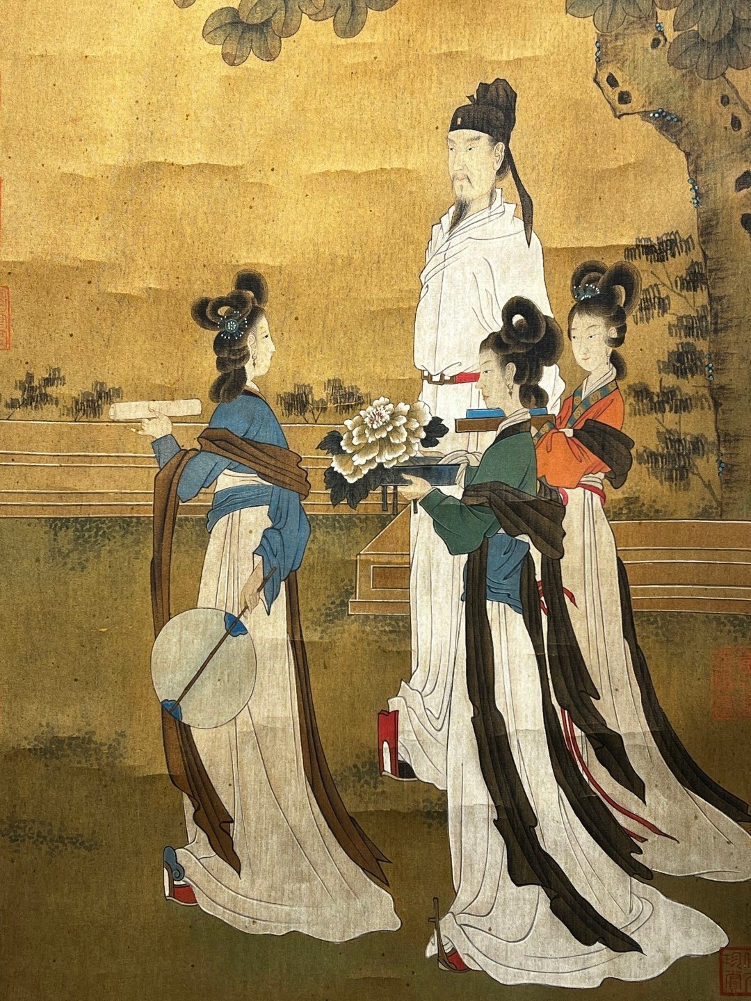 Chinese scroll painting Liu Songnian