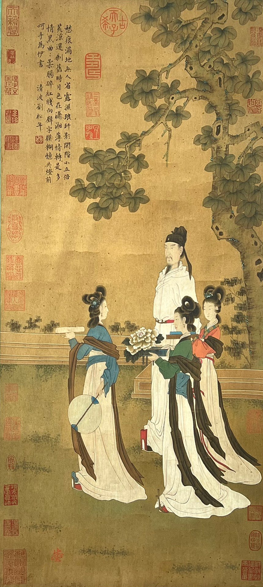 Chinese scroll painting Liu Songnian