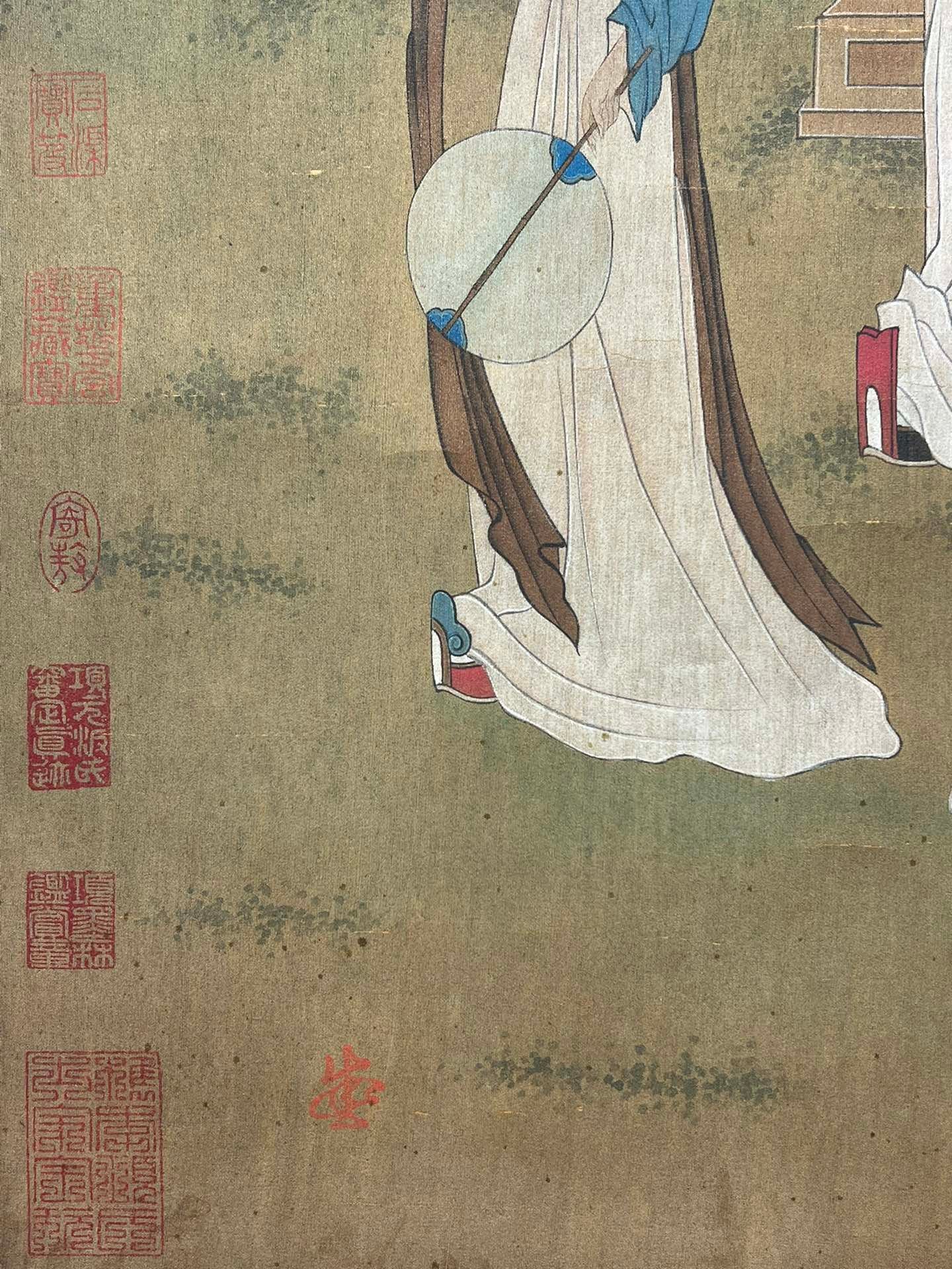Chinese scroll painting Liu Songnian