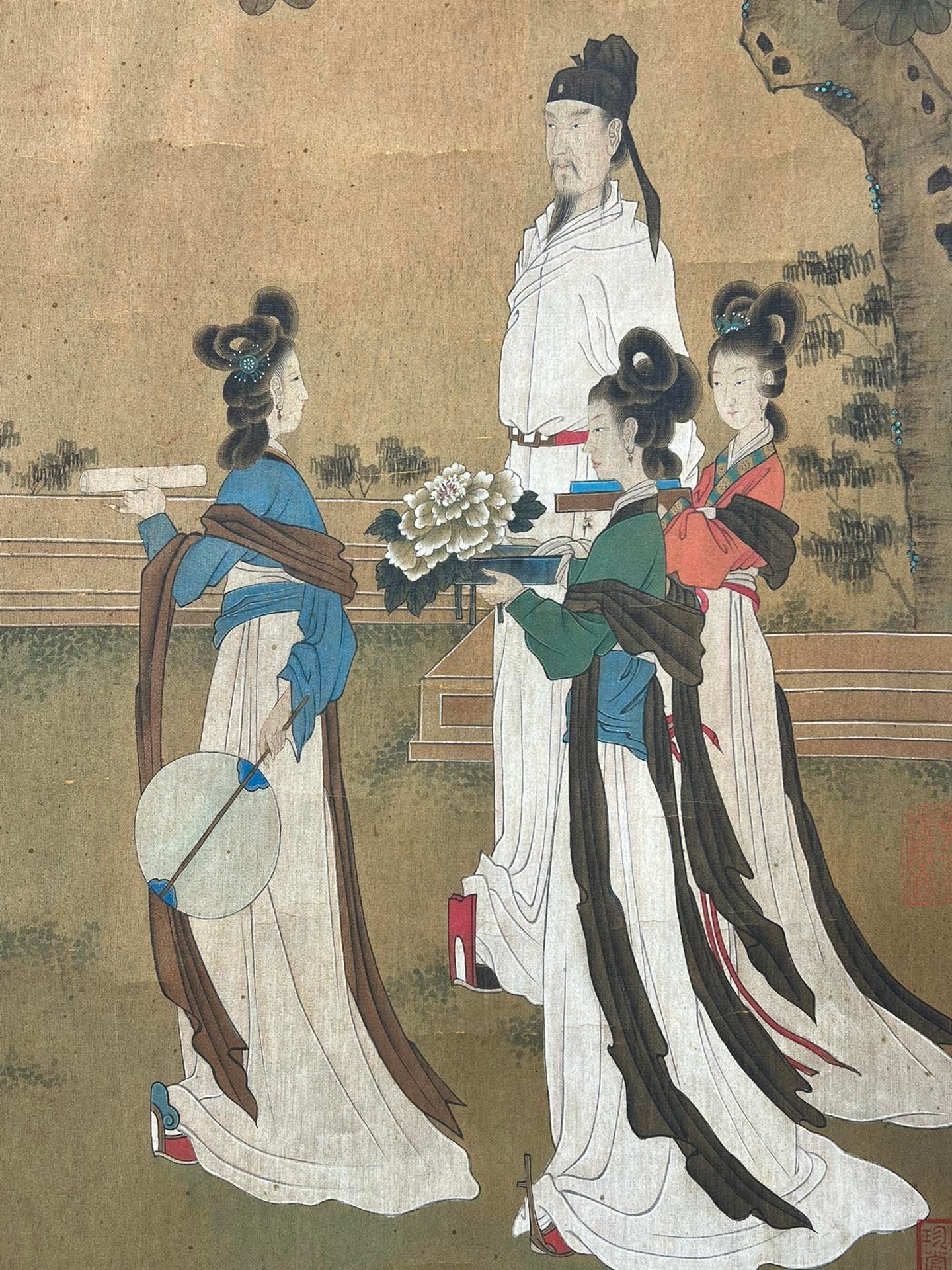 Chinese scroll painting Liu Songnian