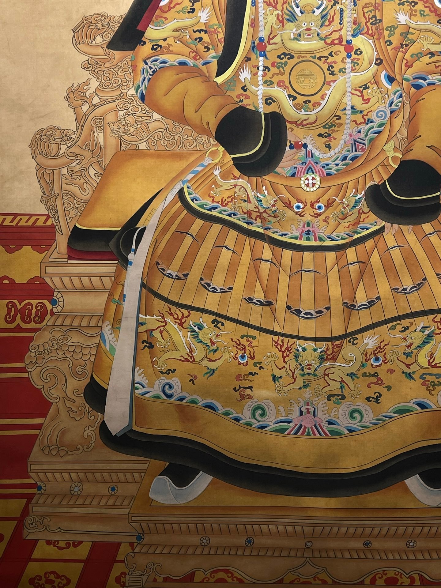 Chinese scroll painting Lang Shining