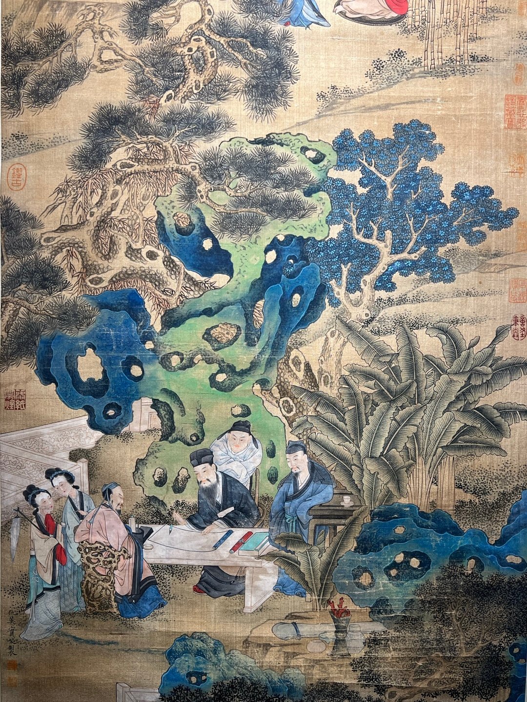 Chinese scroll painting Qiu Ying