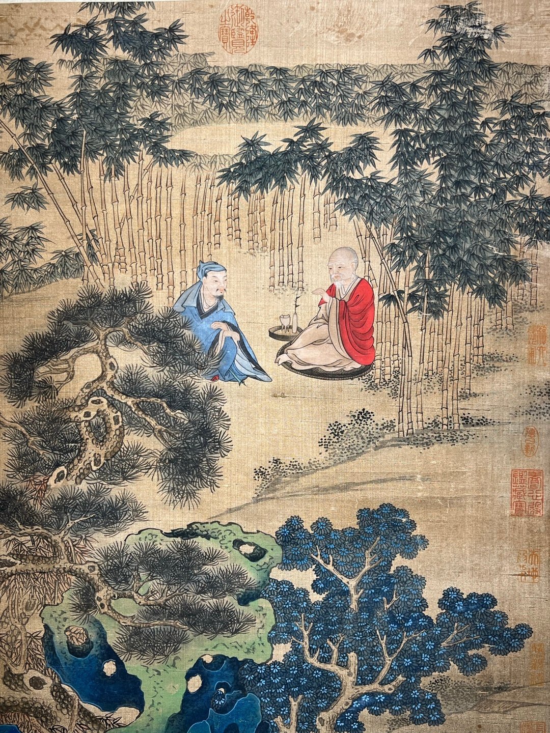 Chinese scroll painting Qiu Ying