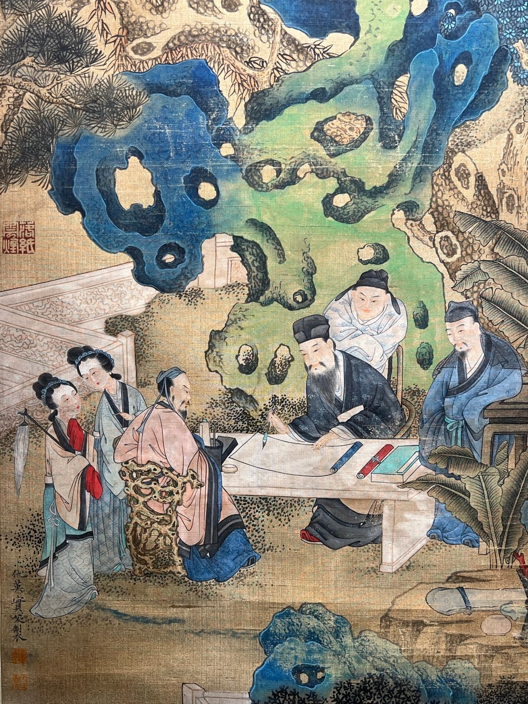 Chinese scroll painting Qiu Ying