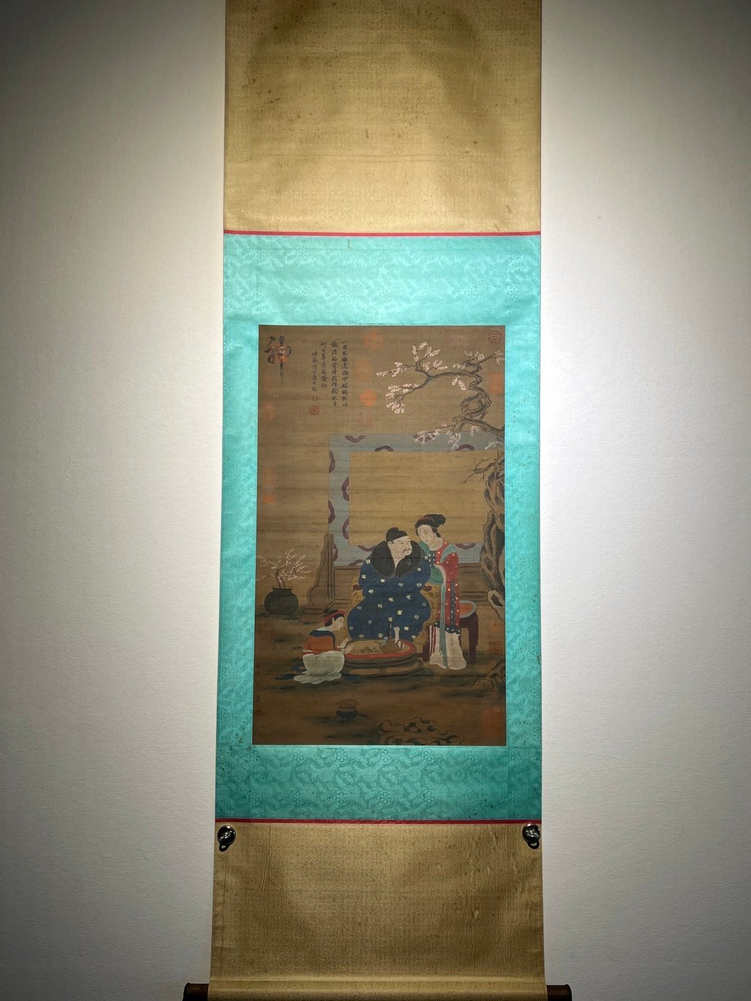 Chinese scroll painting Zhou Wenju