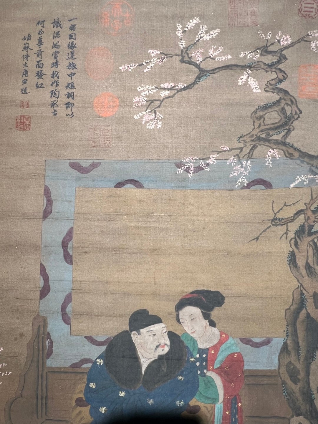Chinese scroll painting Zhou Wenju
