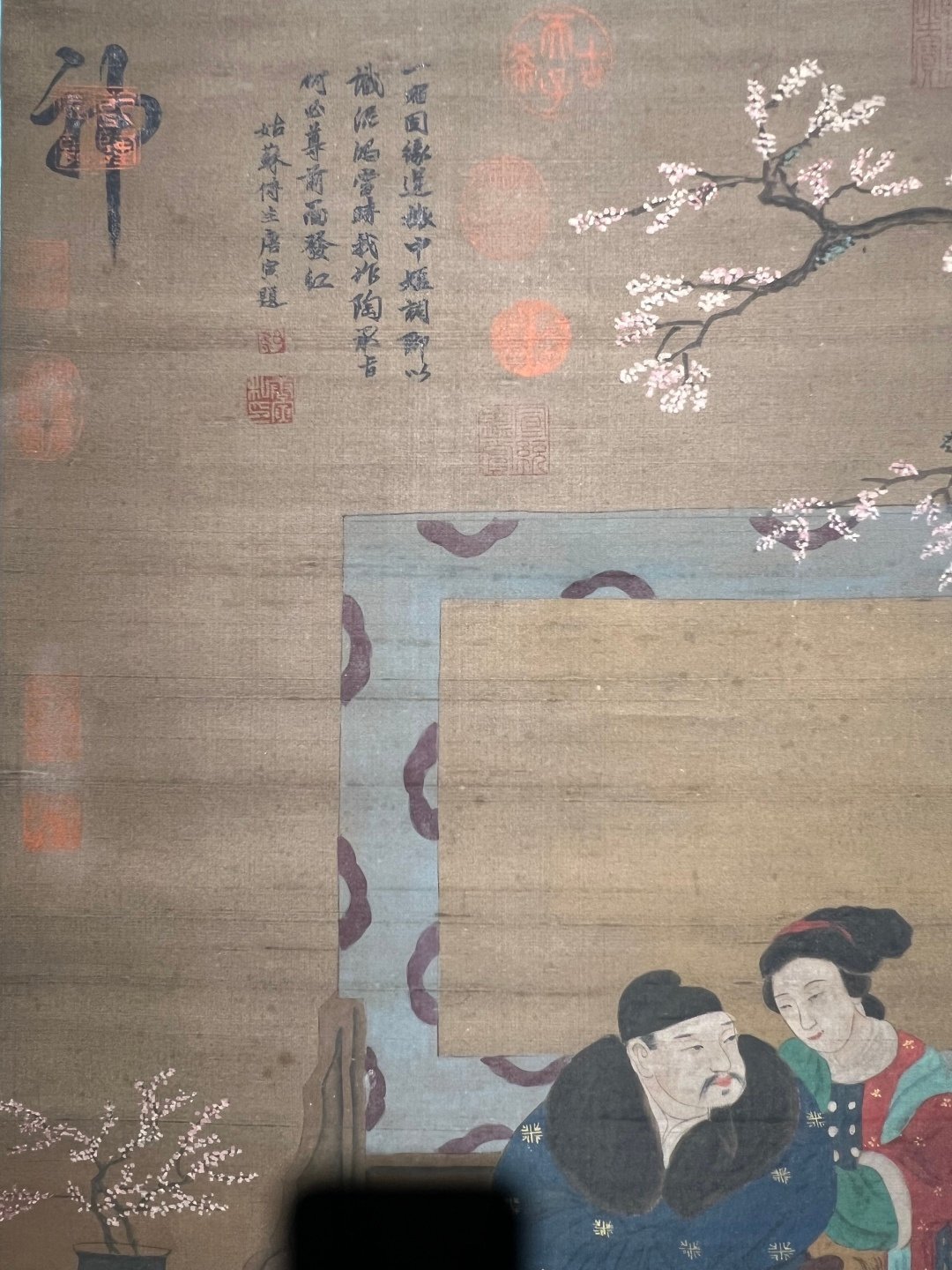 Chinese scroll painting Zhou Wenju