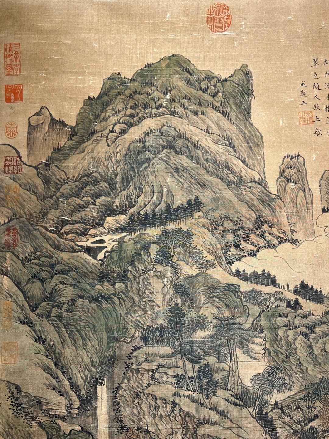 Chinese scroll painting Lan Ying