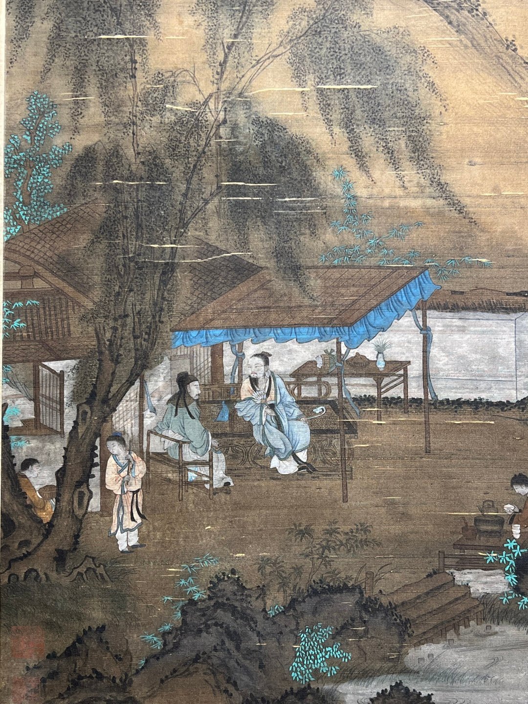 Chinese scroll painting Li Tang