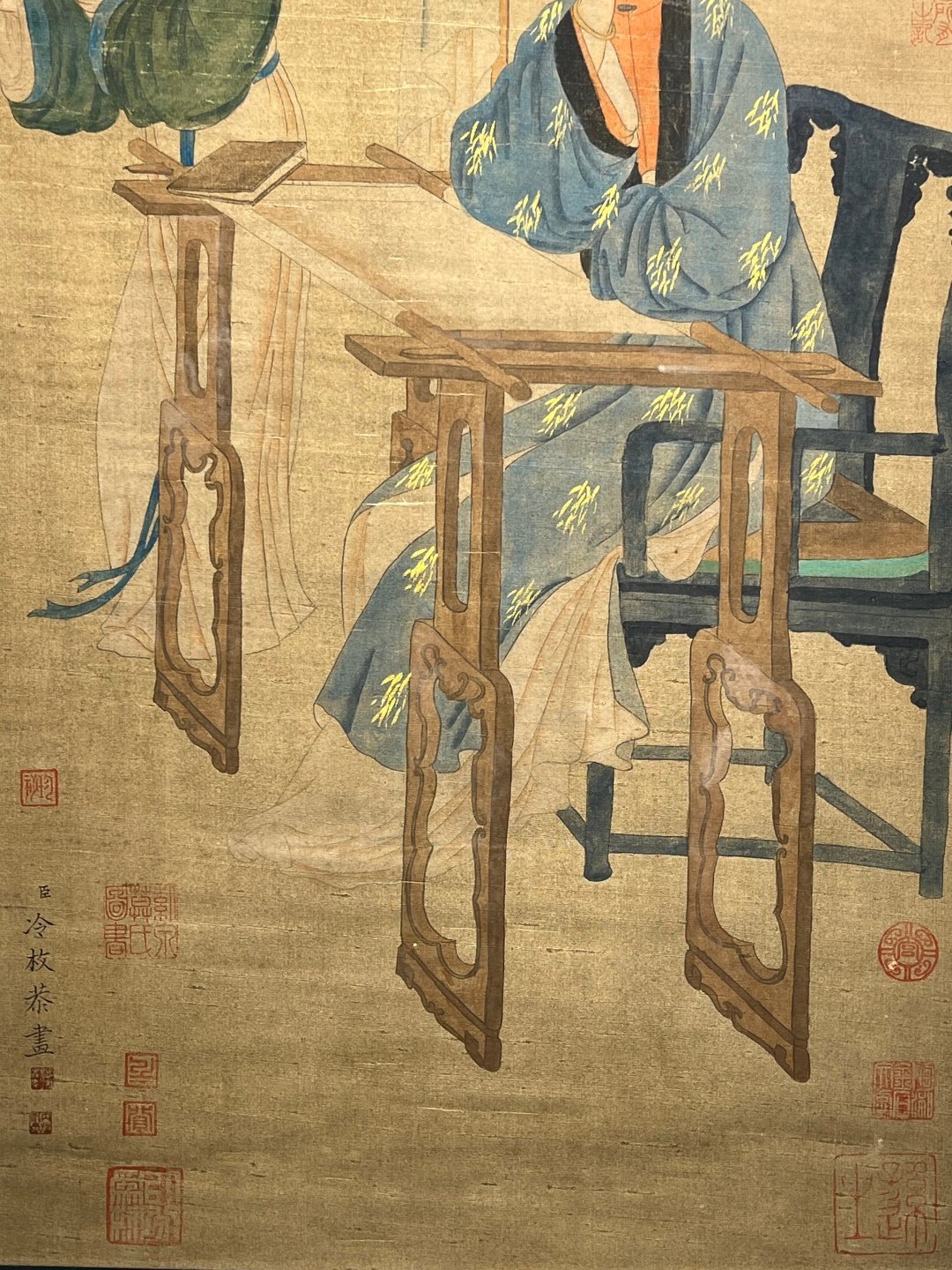 Chinese scroll painting Leng Mei