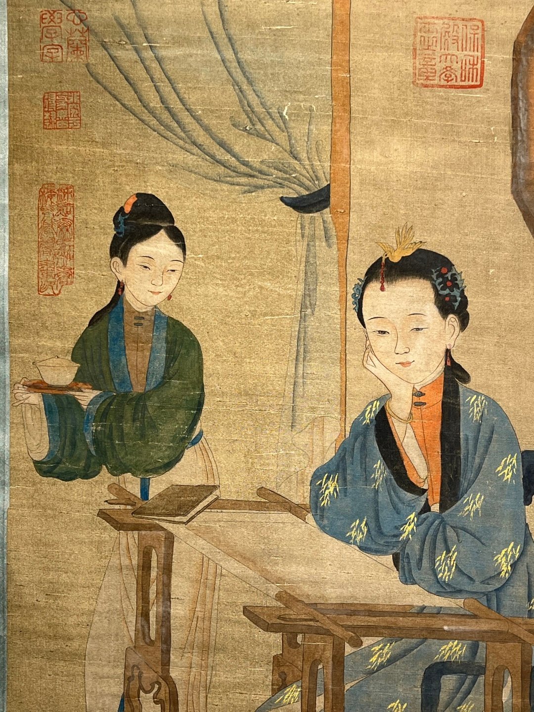 Chinese scroll painting Leng Mei
