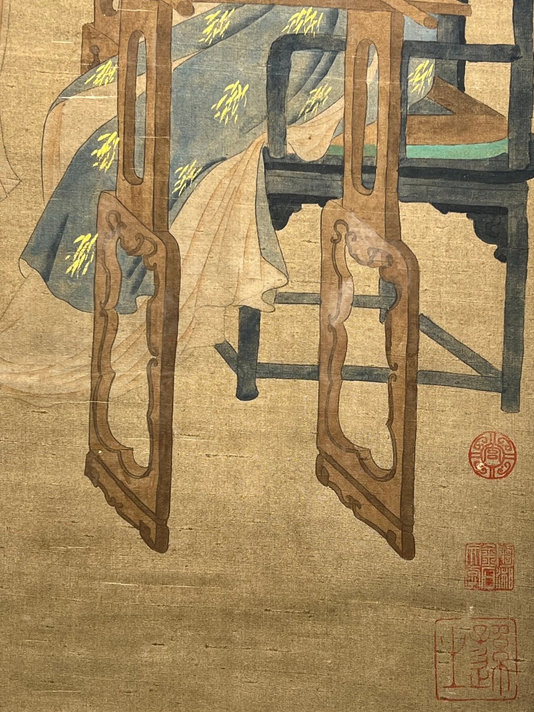 Chinese scroll painting Leng Mei