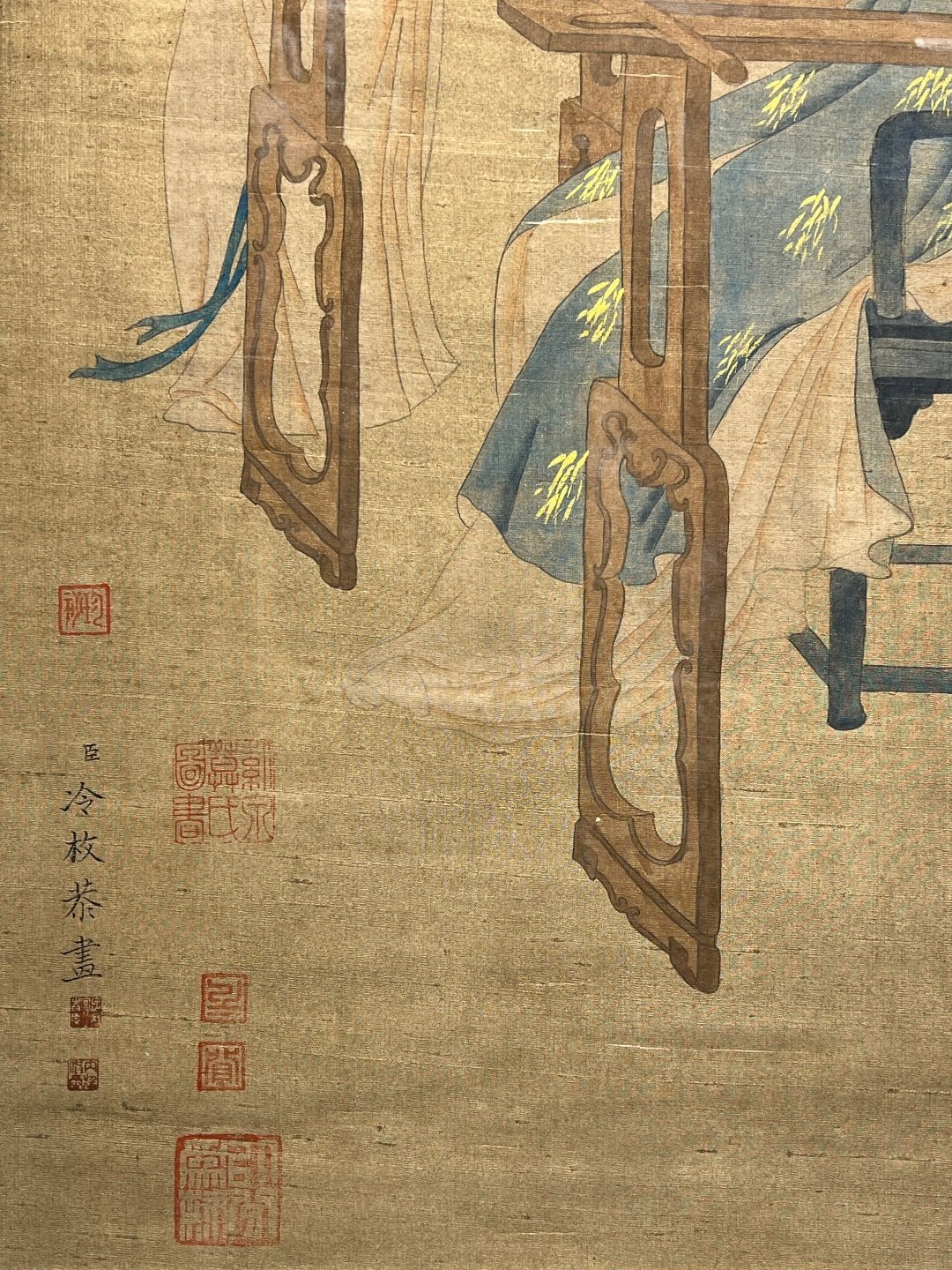 Chinese scroll painting Leng Mei