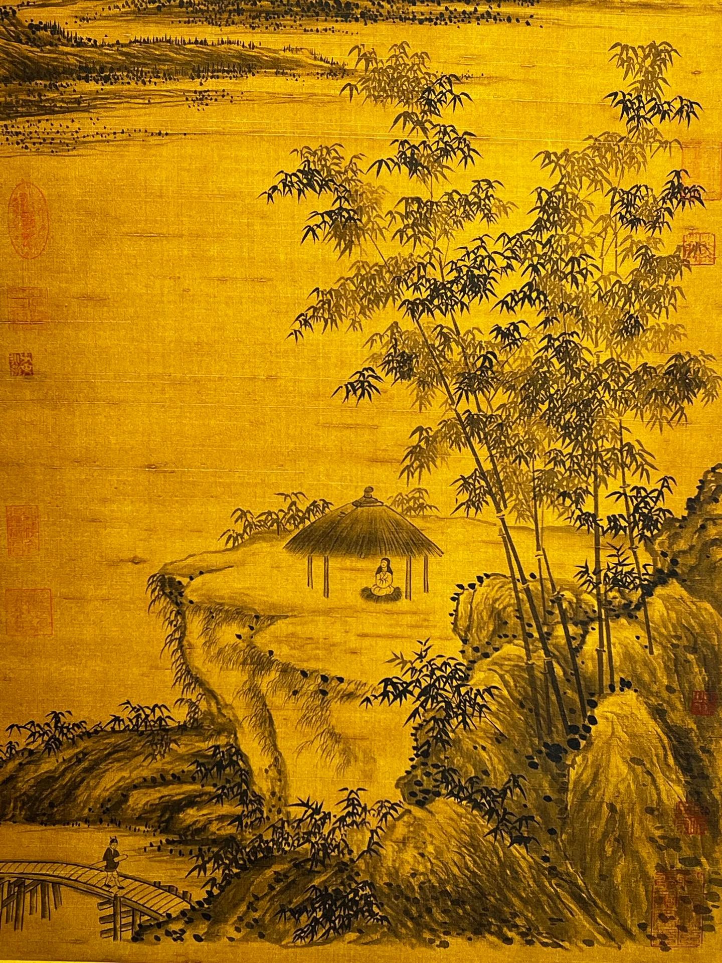 Chinese scroll painting Wang Mengduan