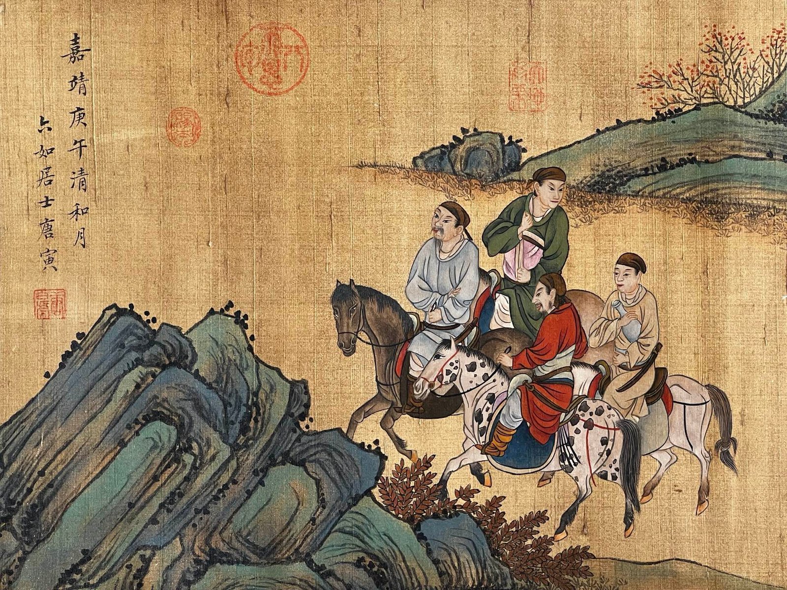 Chinese scroll painting Tang Yin
