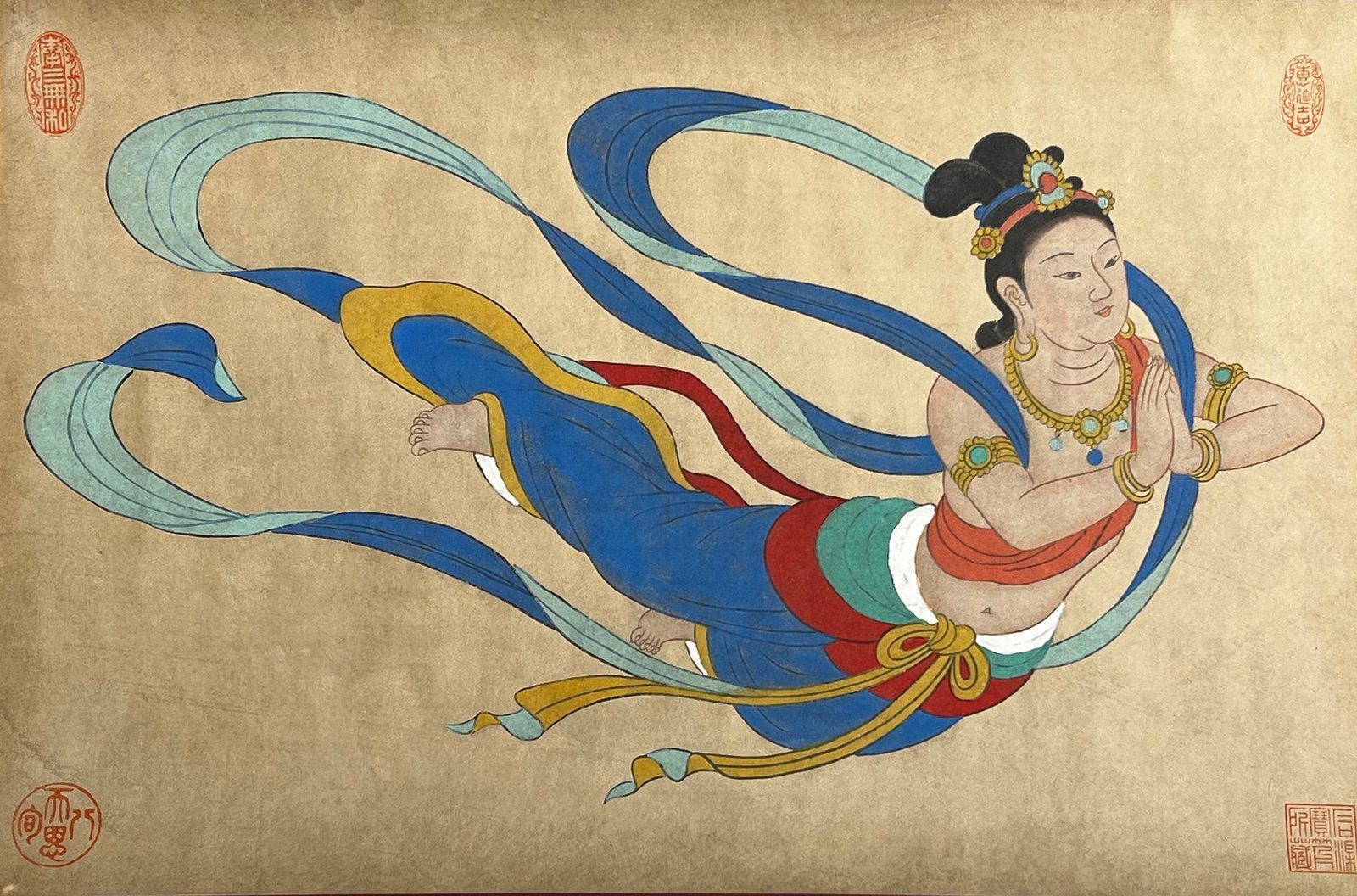 Chinese scroll painting N ü wa