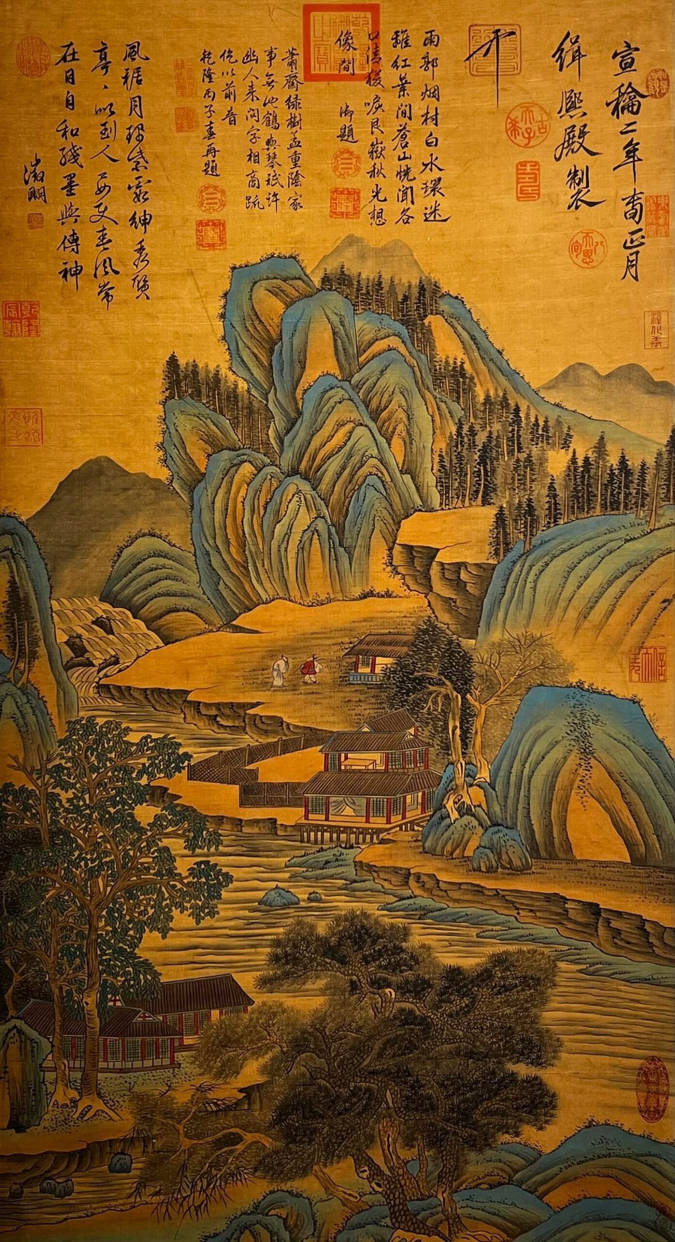 Chinese scroll painting Huizong