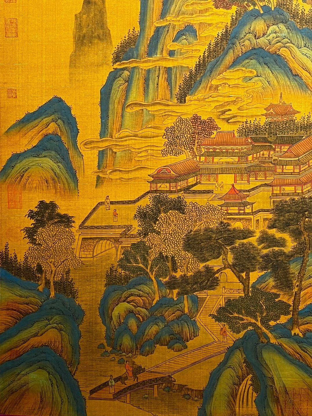 Chinese scroll painting Qin Shi Huang