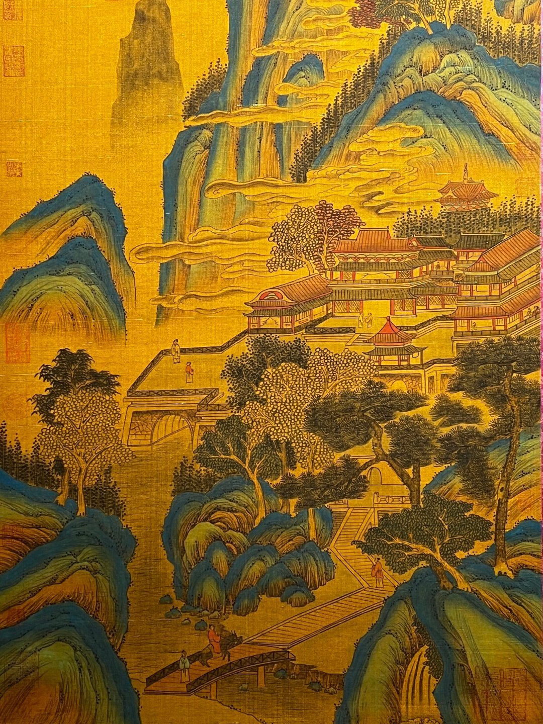 Chinese scroll painting Qin Shi Huang