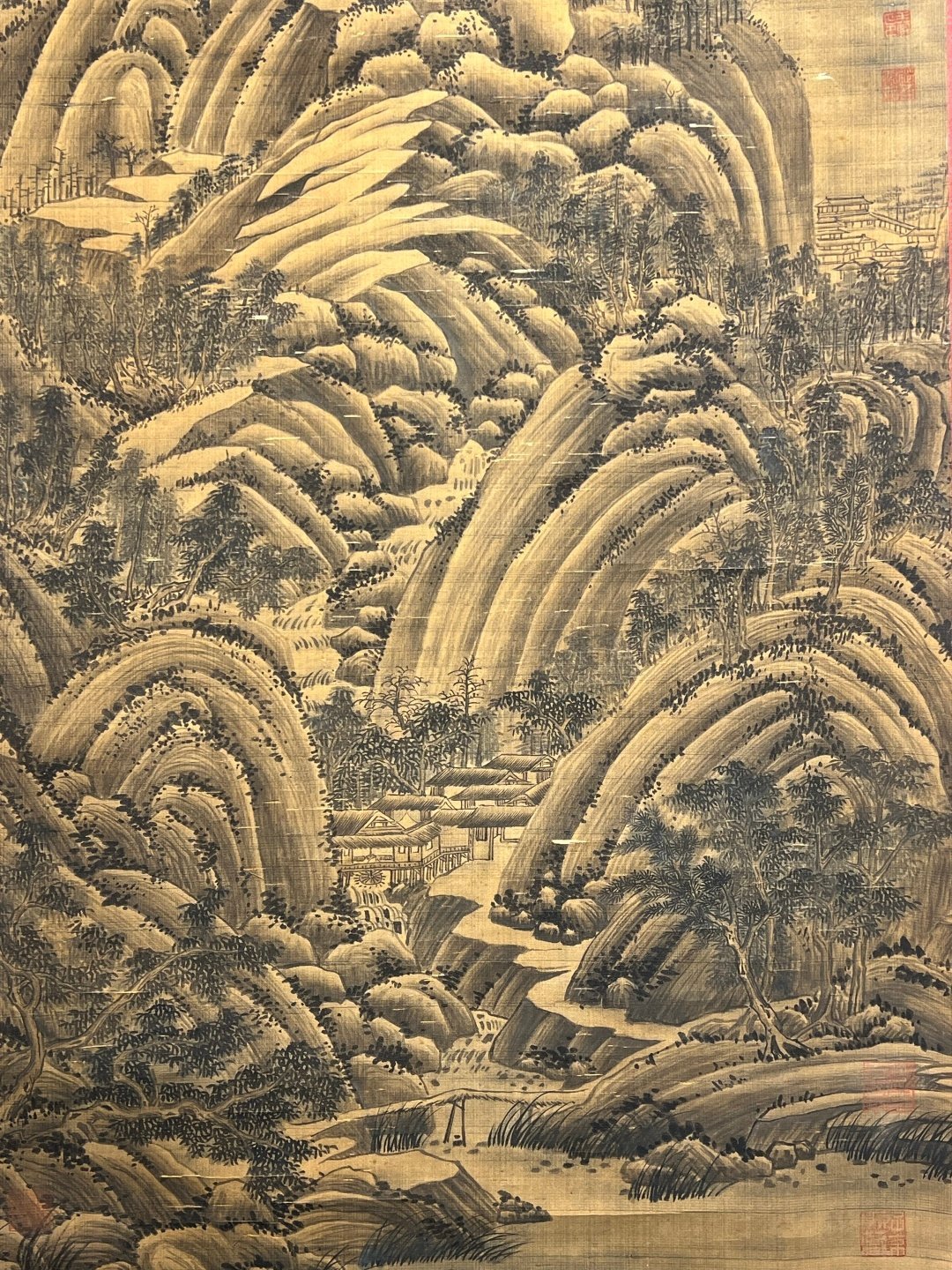 Chinese scroll painting Wang Meng