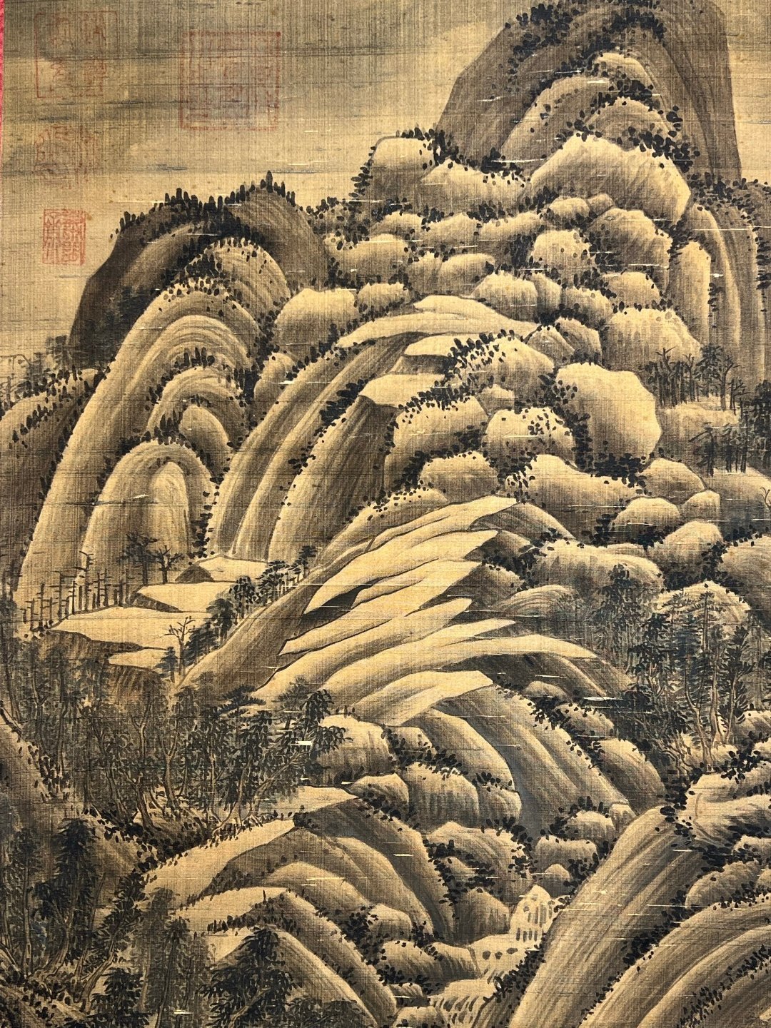 Chinese scroll painting Wang Meng