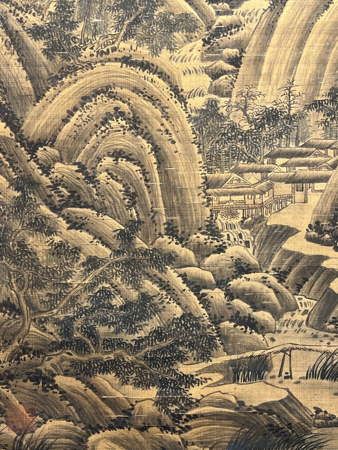 Chinese scroll painting Wang Meng