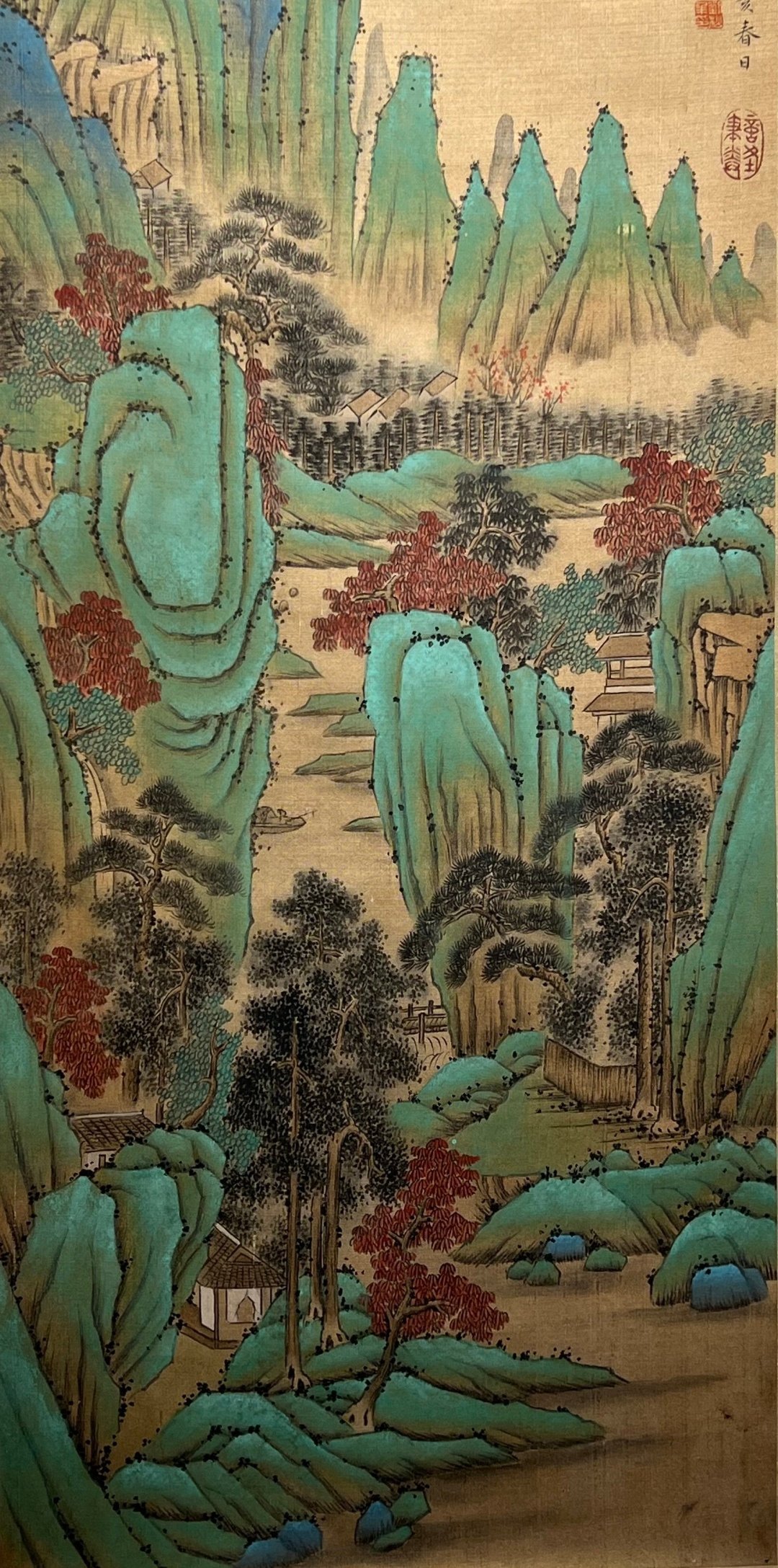 Chinese scroll painting Liu Songnian