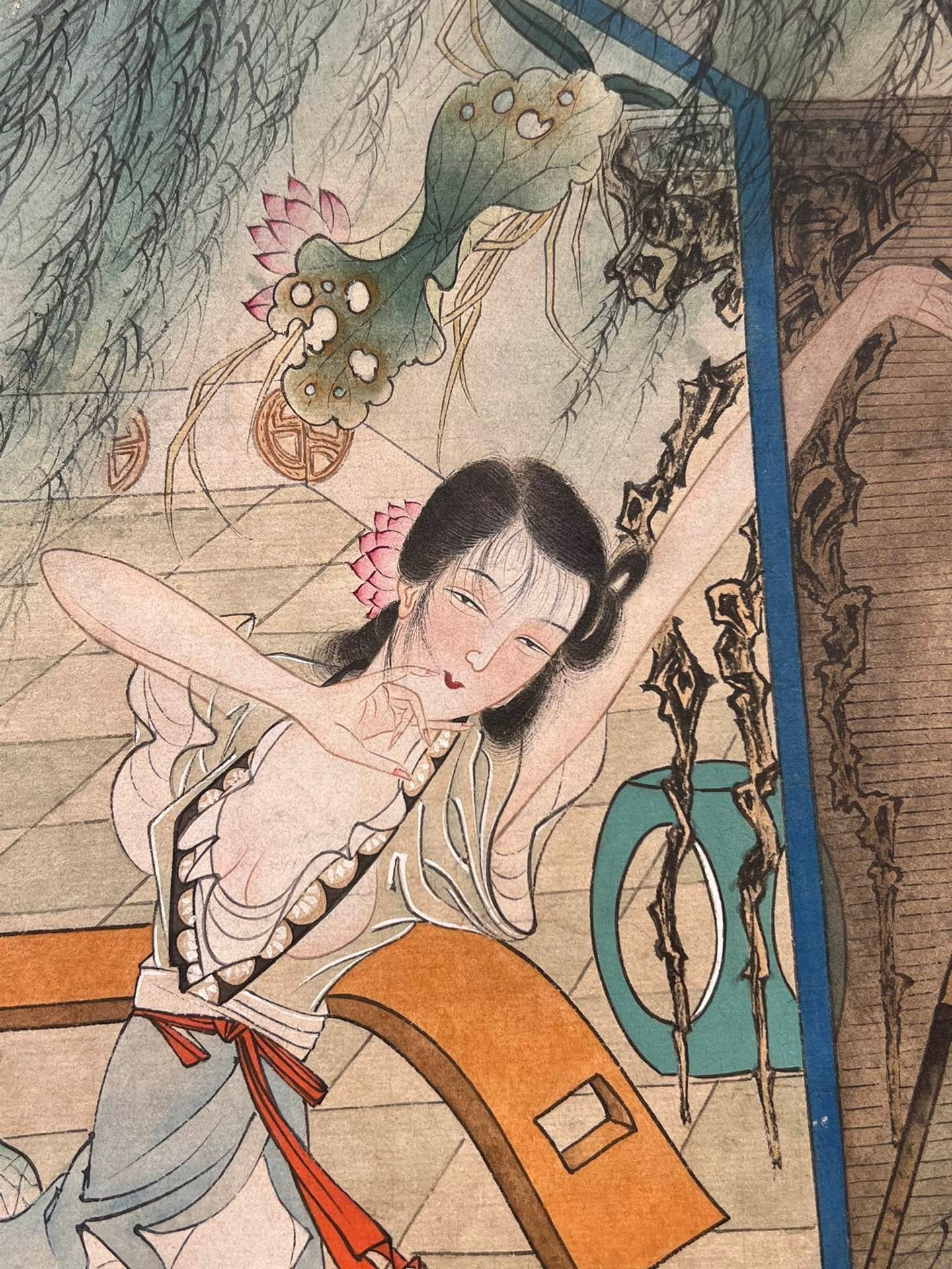Chinese scroll painting Hu Yefo