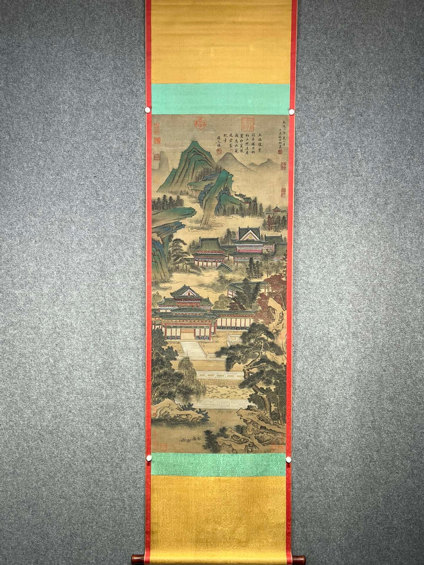 Chinese scroll painting Zhao Boju