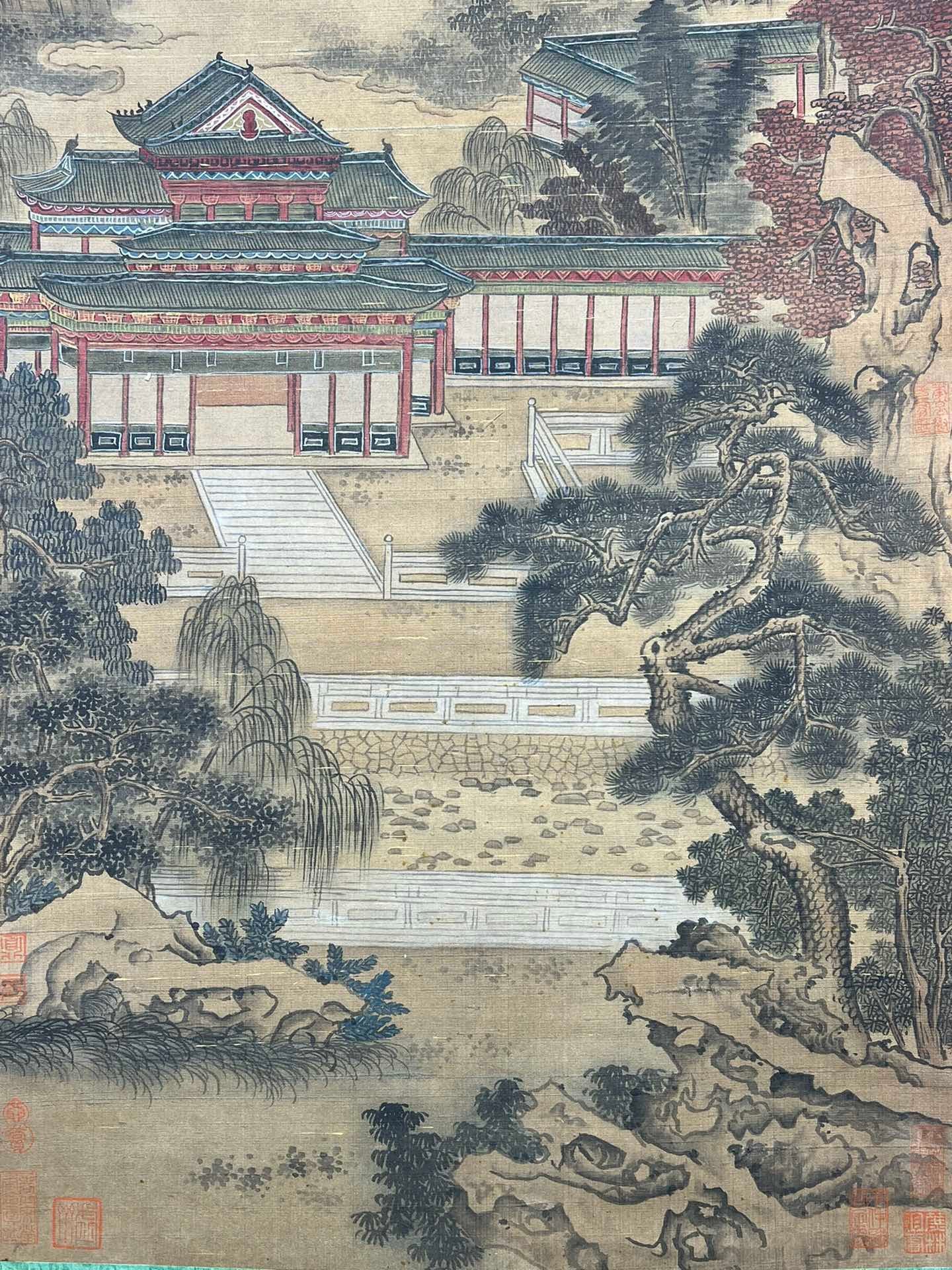 Chinese scroll painting Zhao Boju