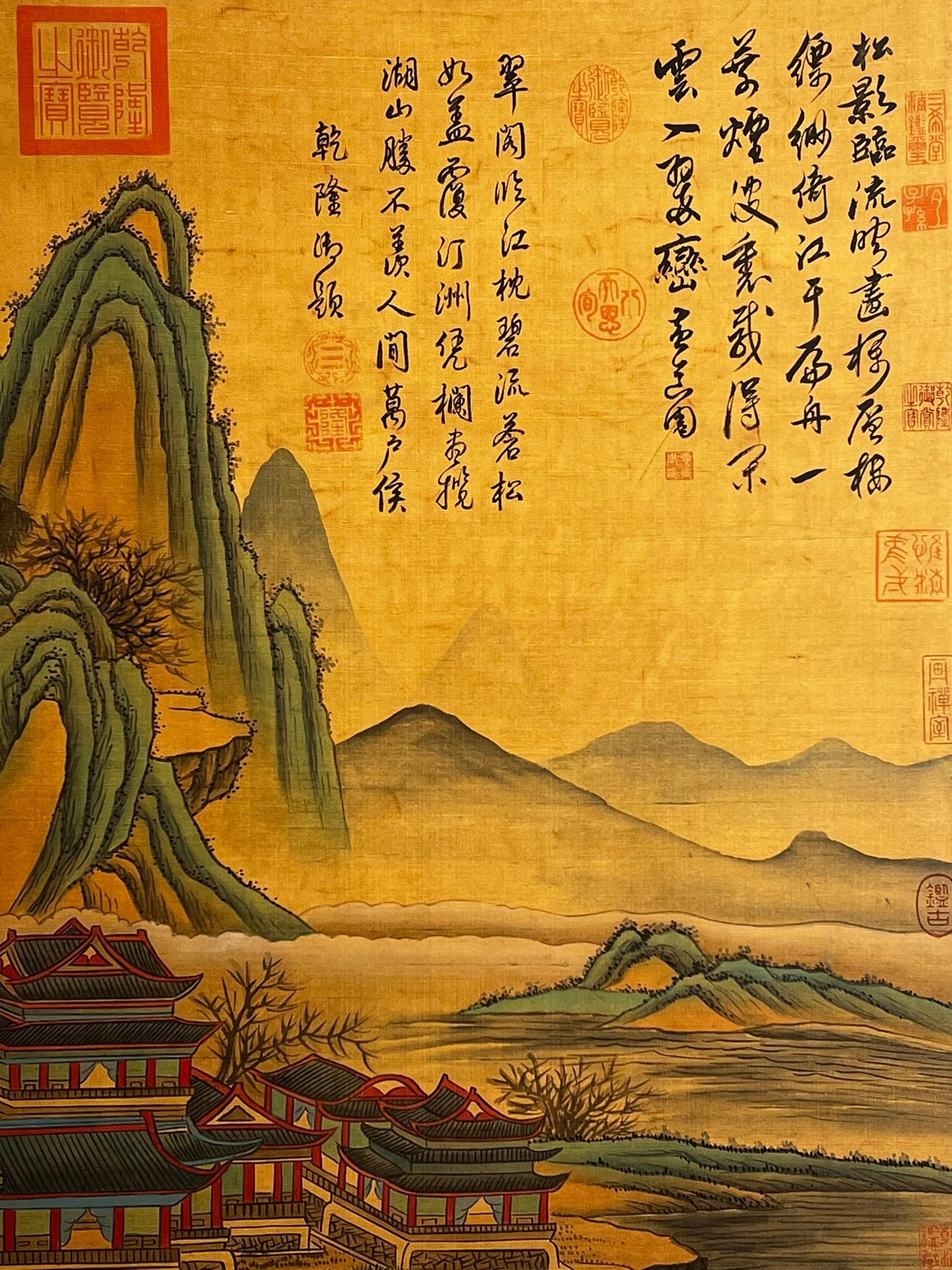 Chinese scroll painting Huangdao Zhou
