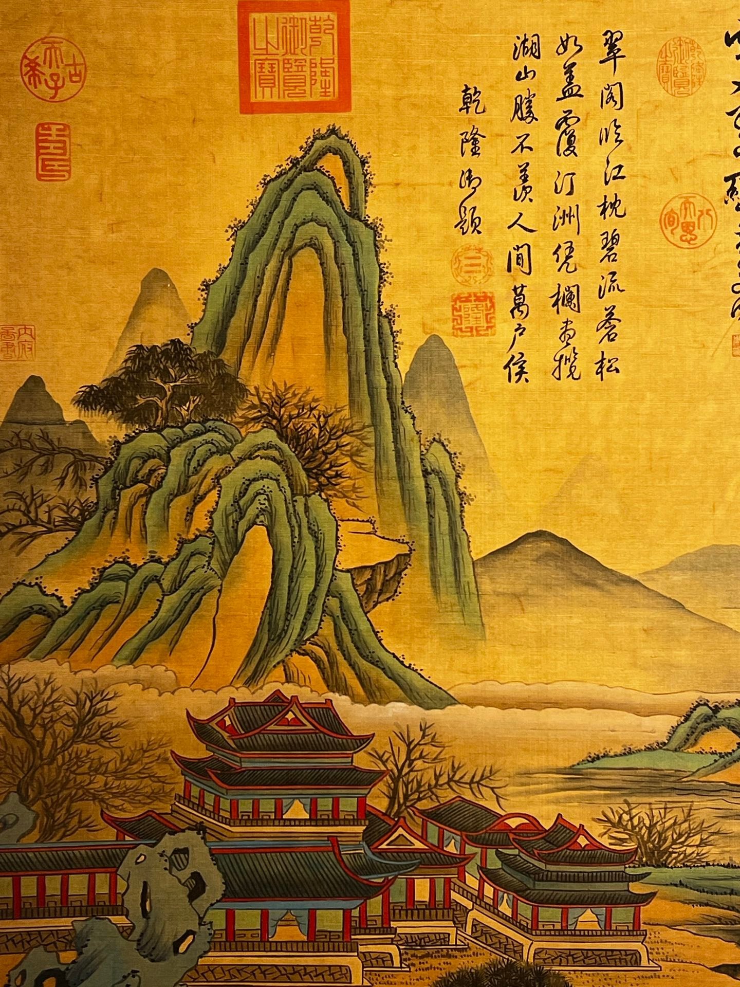 Chinese scroll painting Huangdao Zhou