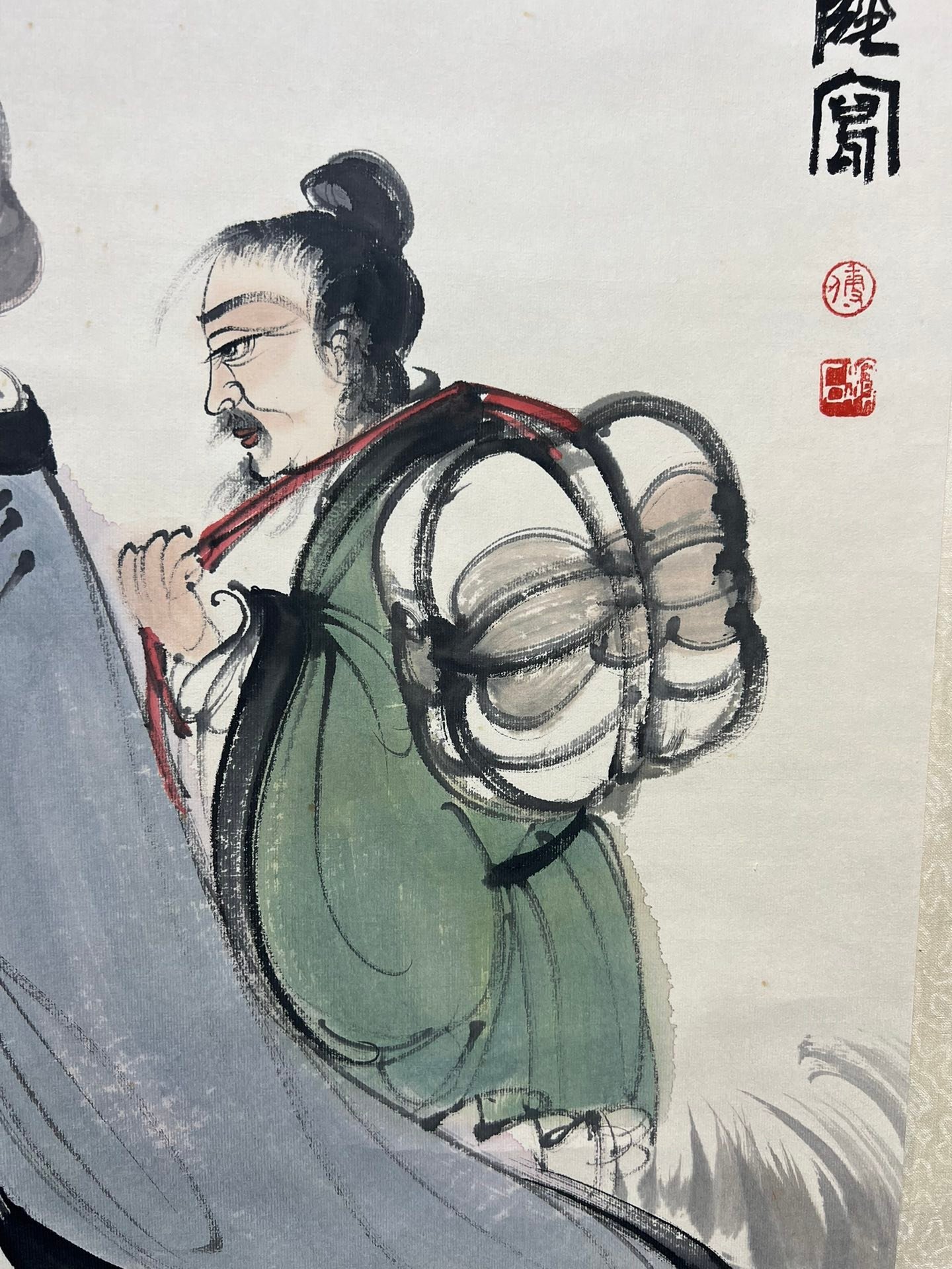 Chinese scroll painting Fu Baoshi