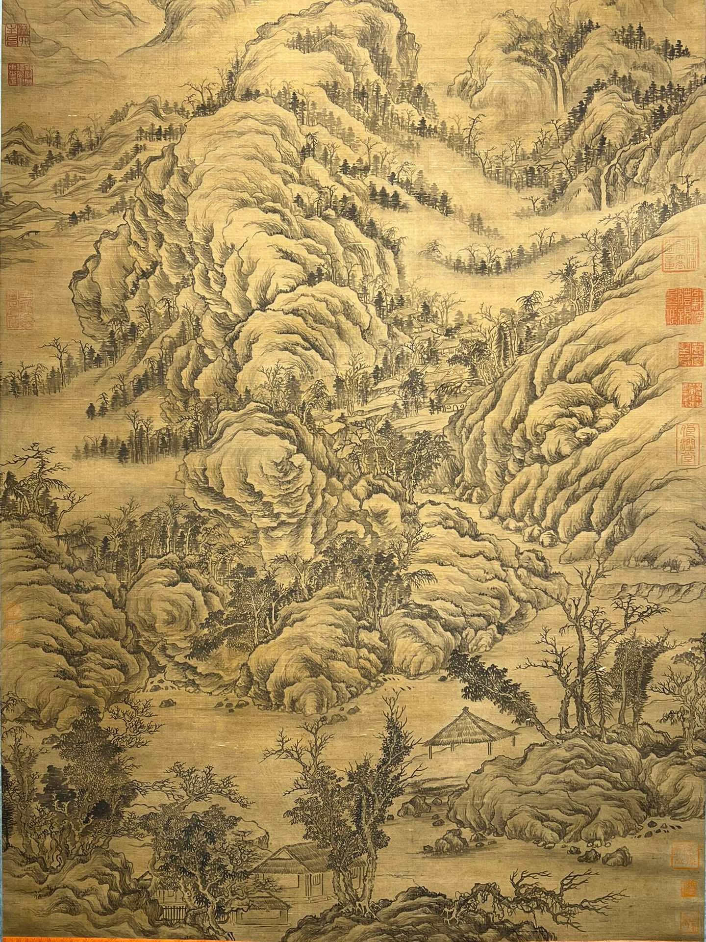 Chinese scroll painting Lu Zhi