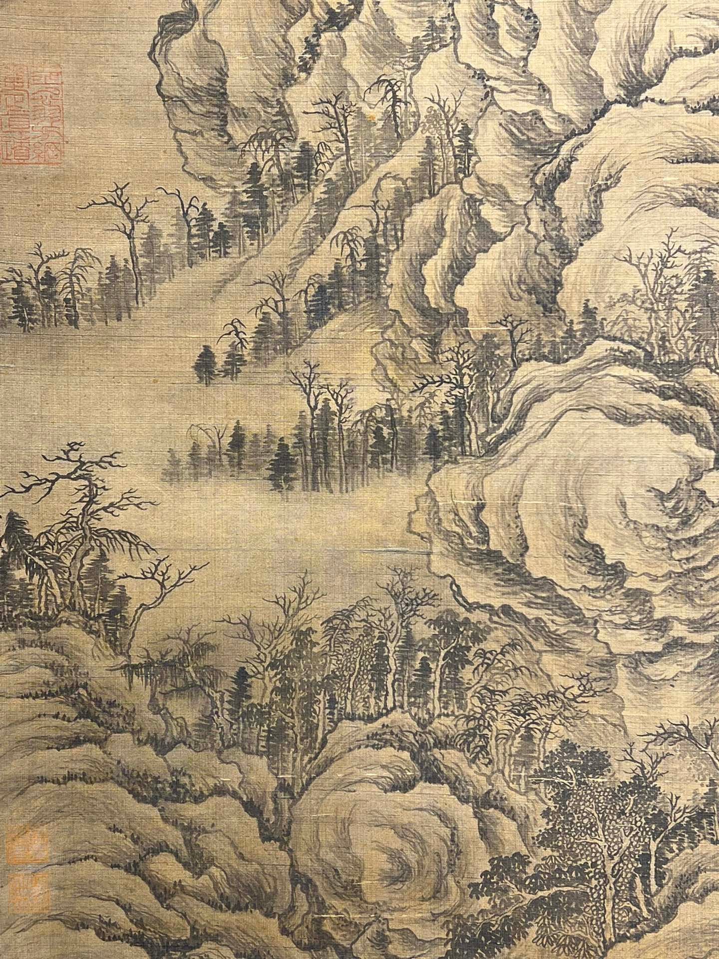 Chinese scroll painting Lu Zhi
