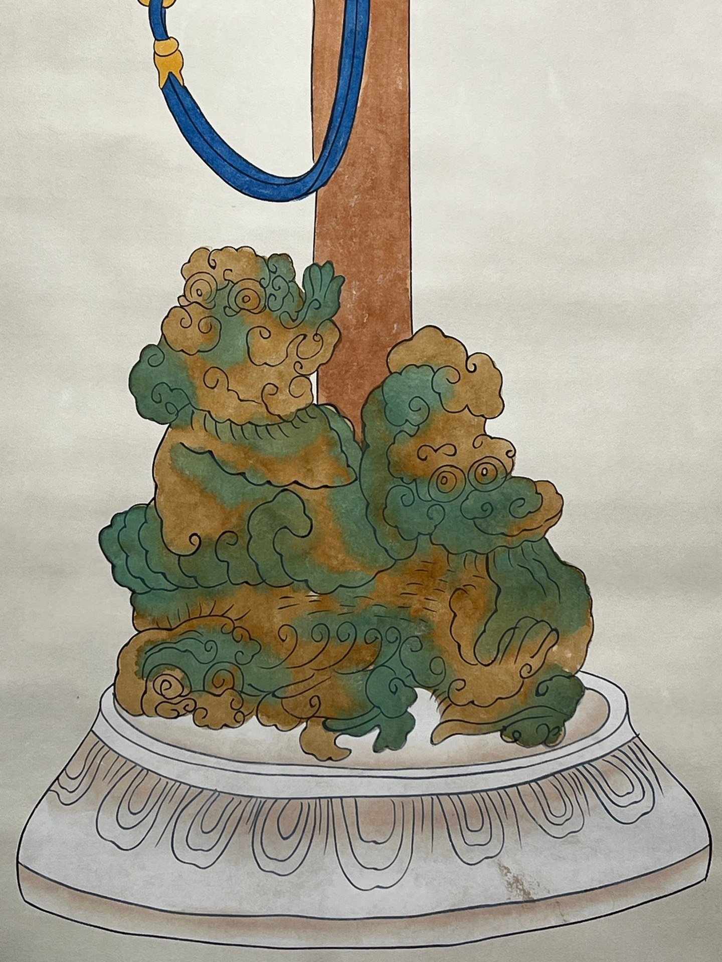 Chinese scroll painting Gao Jianfu