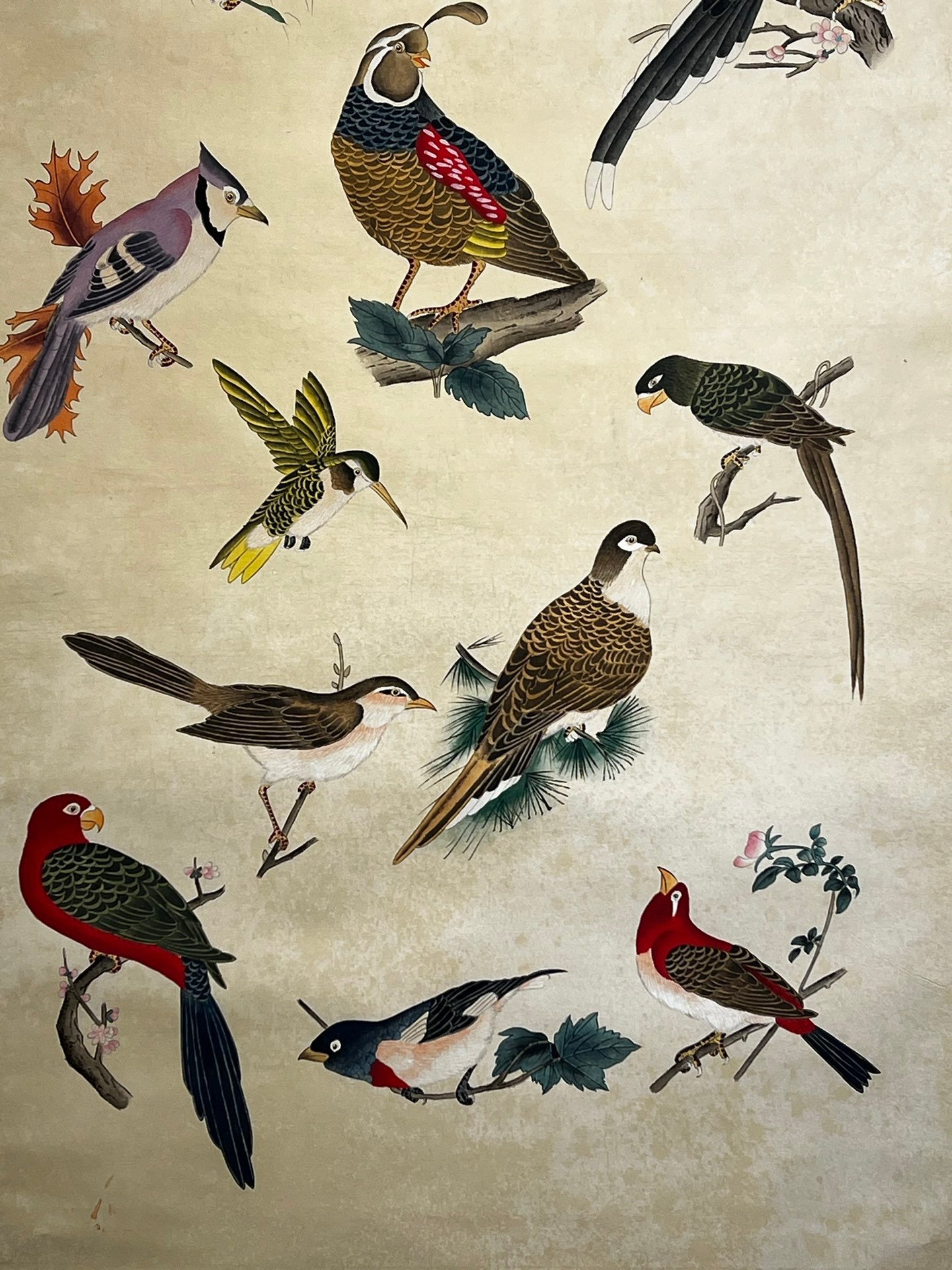 Chinese scroll painting Yu Feian