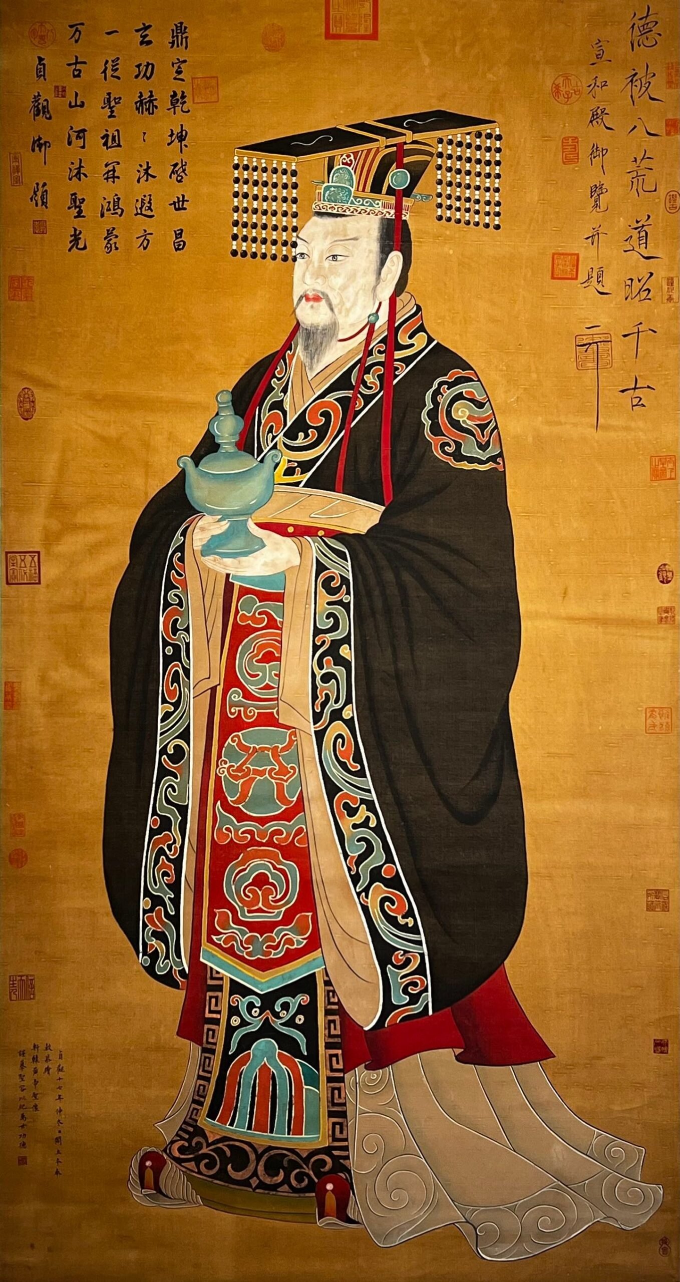 Chinese scroll painting Yan Liben