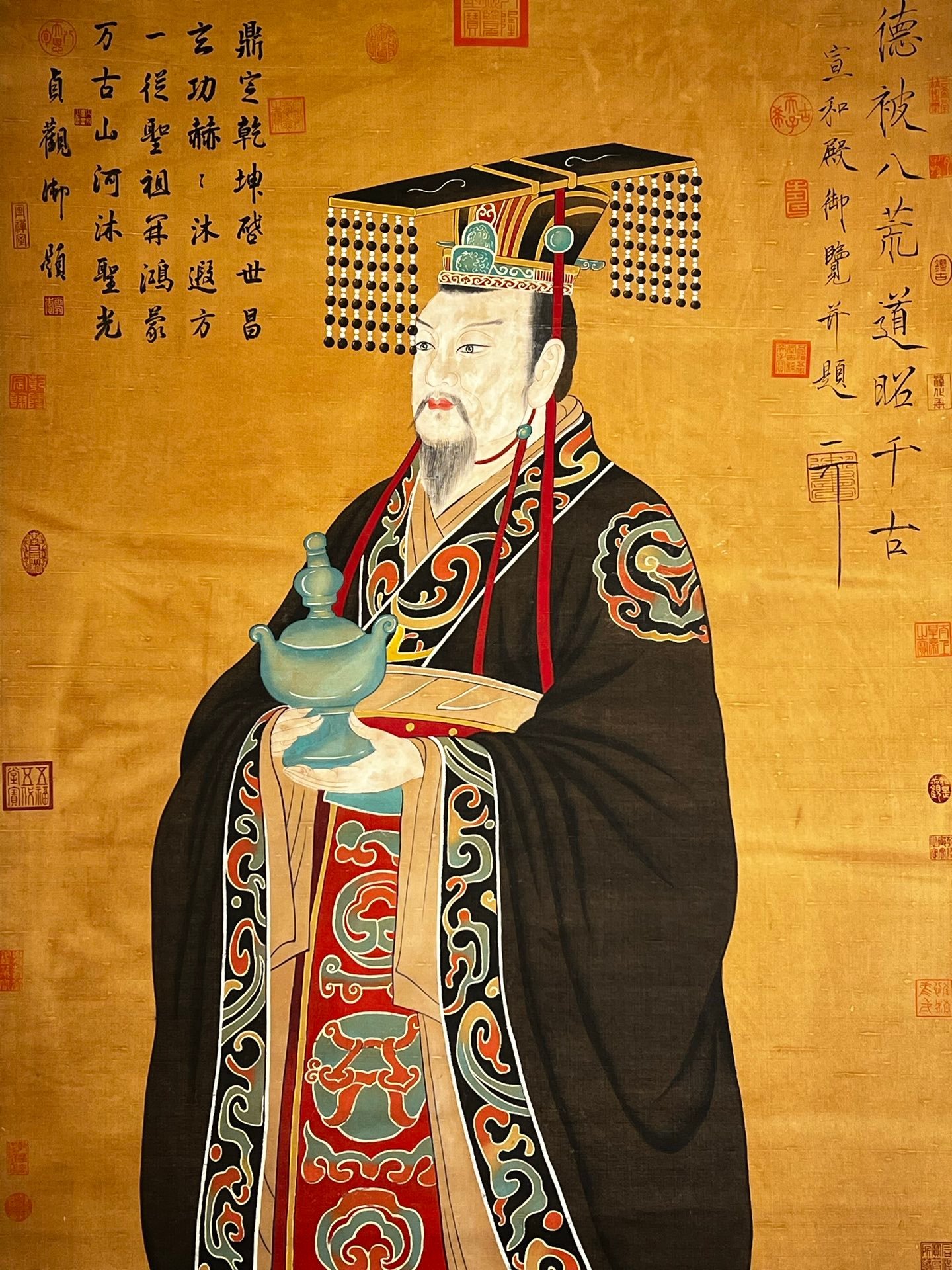 Chinese scroll painting Yan Liben