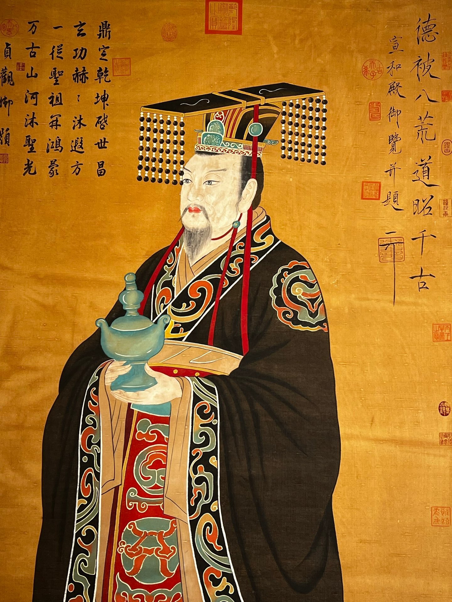 Chinese scroll painting Yan Liben