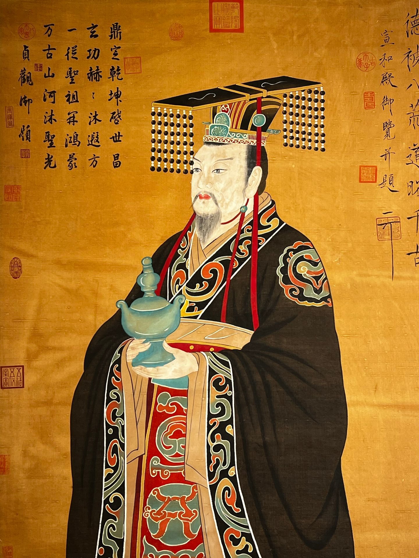 Chinese scroll painting Yan Liben