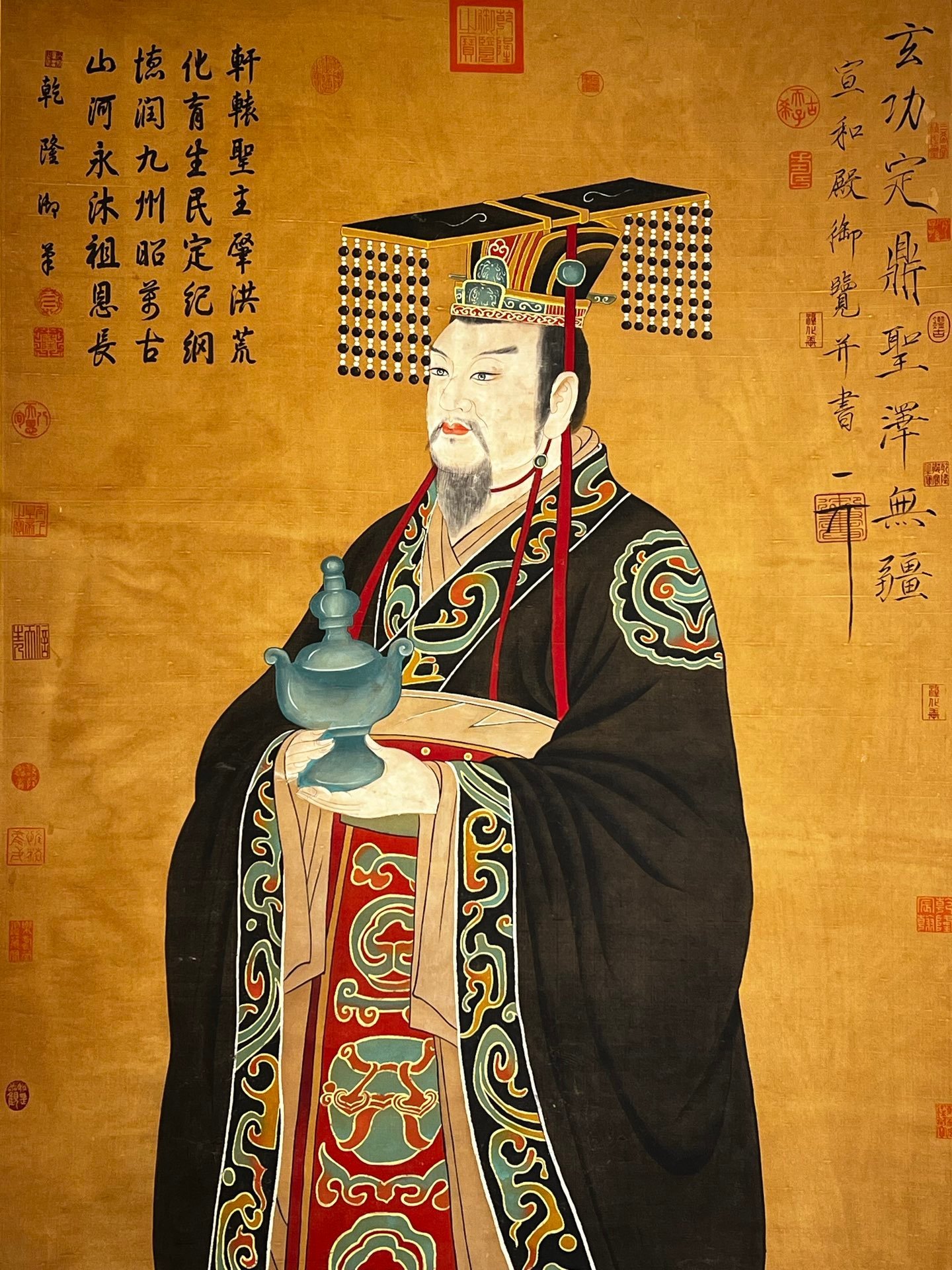 Chinese scroll painting Yan Liben